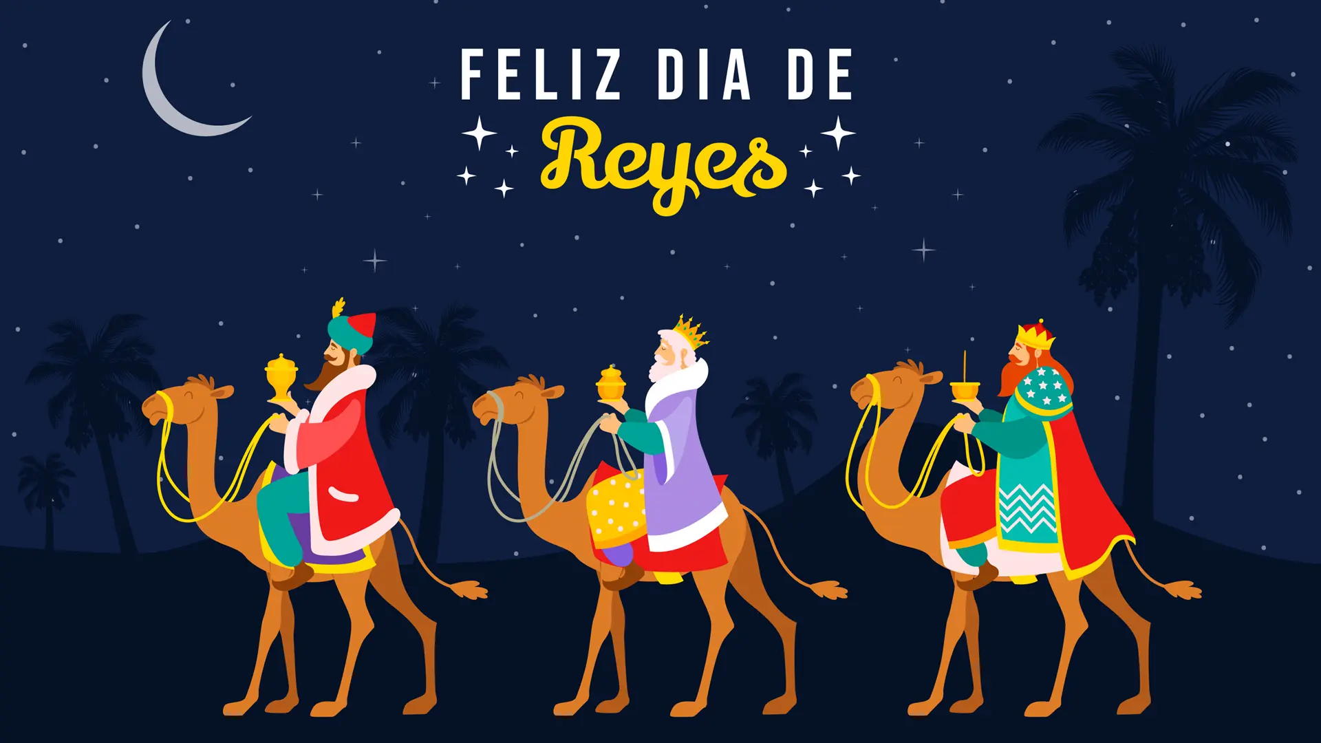 tarjeta regalo feliz dia de reyes