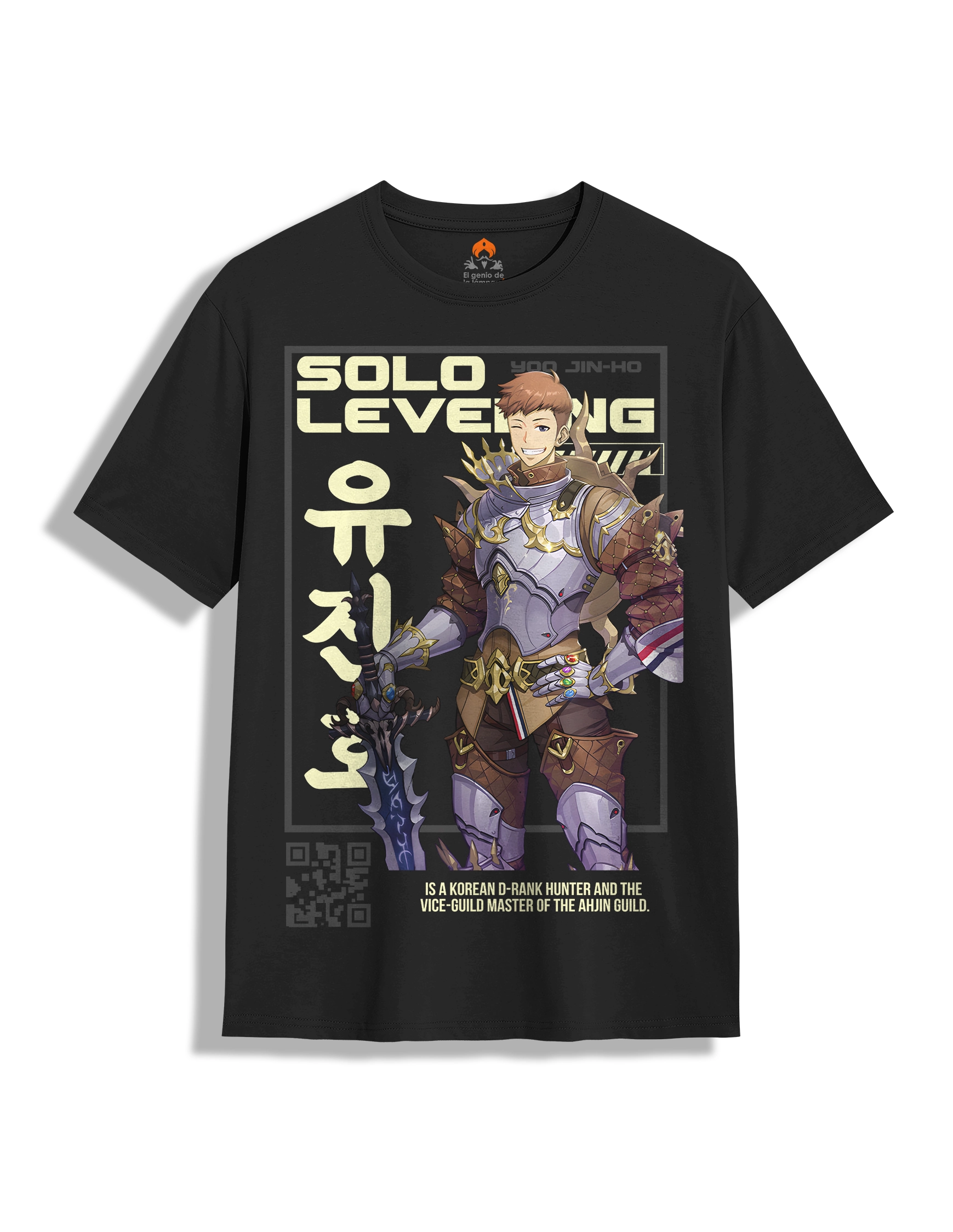 Camiseta Solo Leveling Woo Jin-Ho