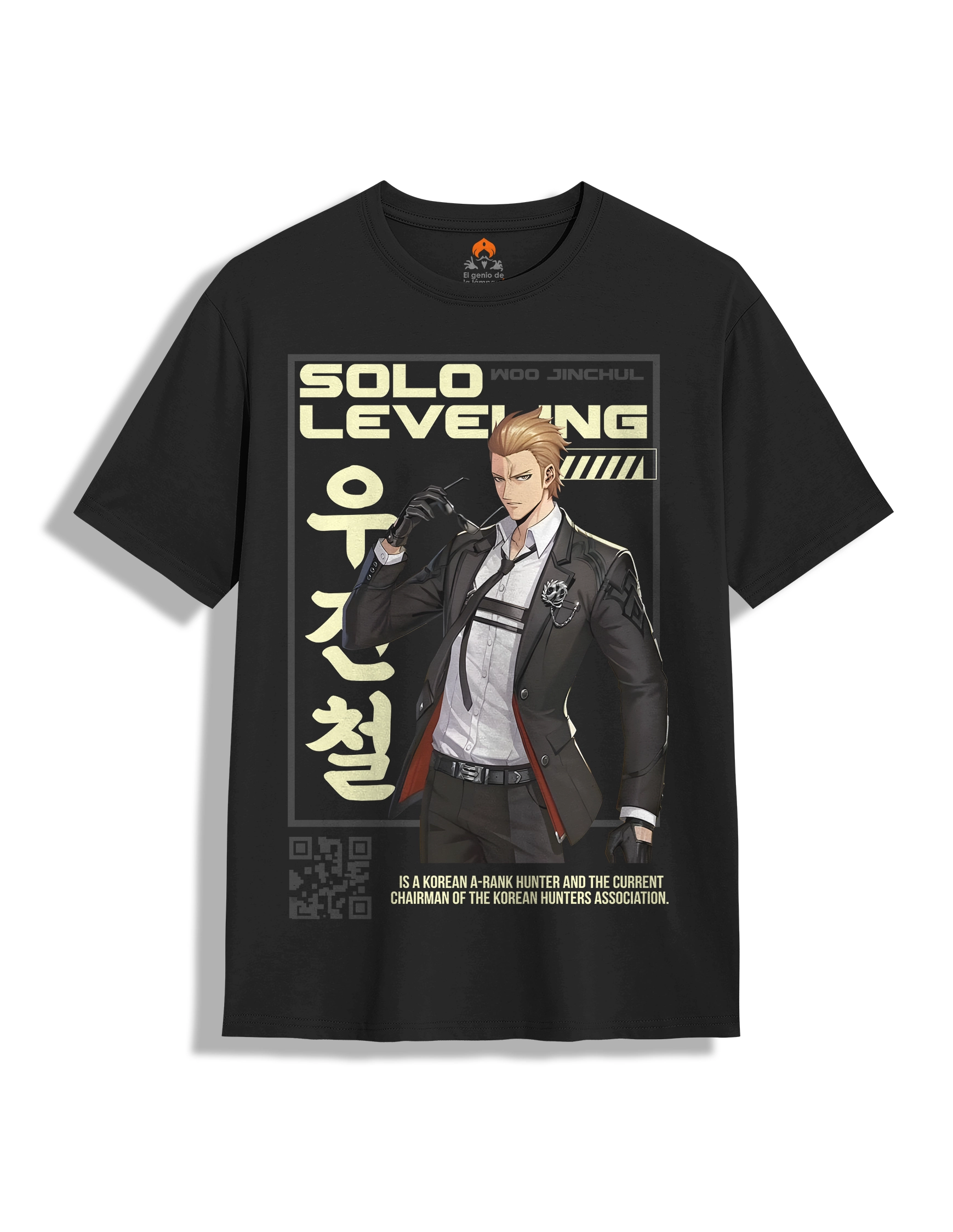 Camiseta Solo Leveling Woo Jinchul