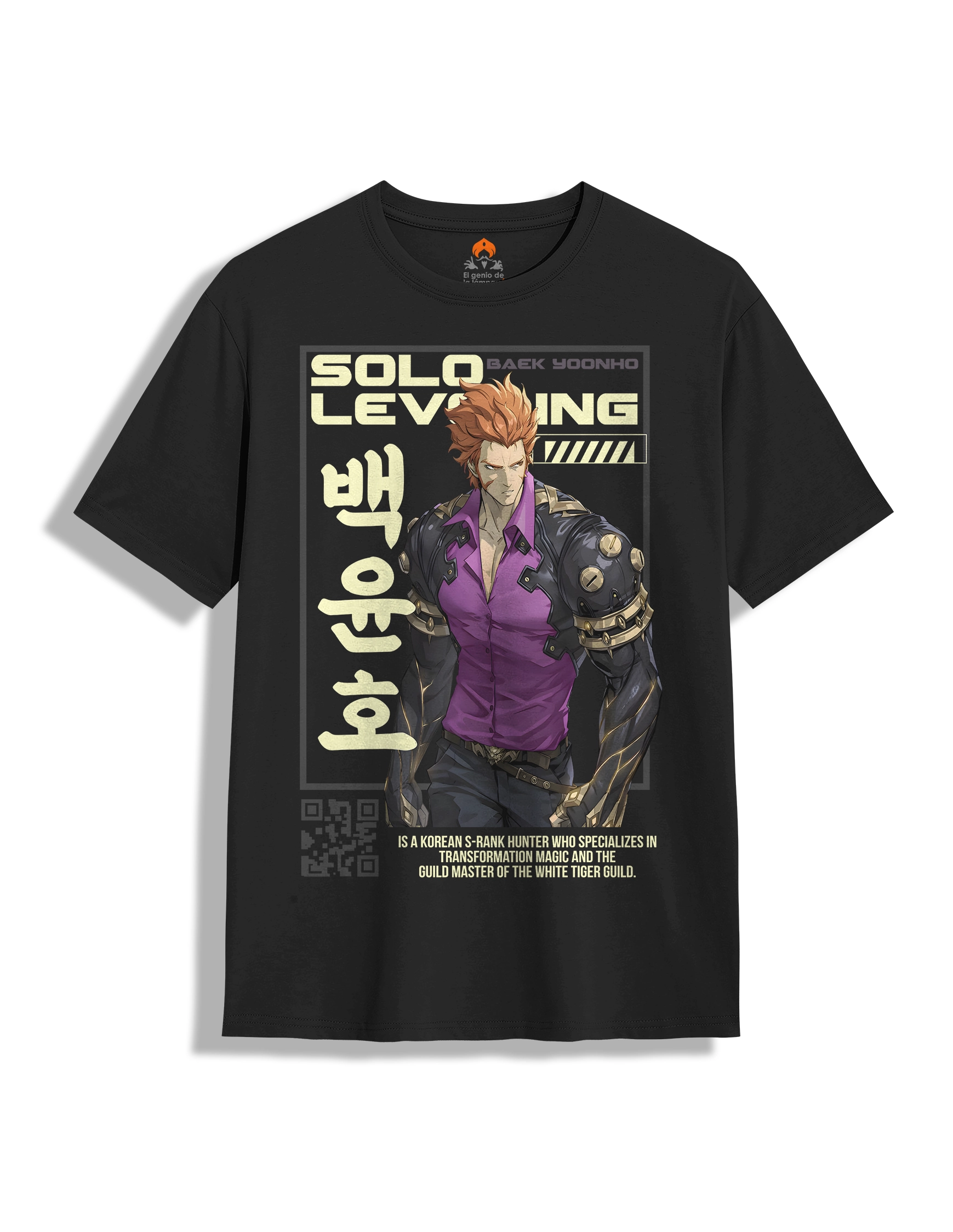 Camiseta Solo Leveling Baek Yoonho