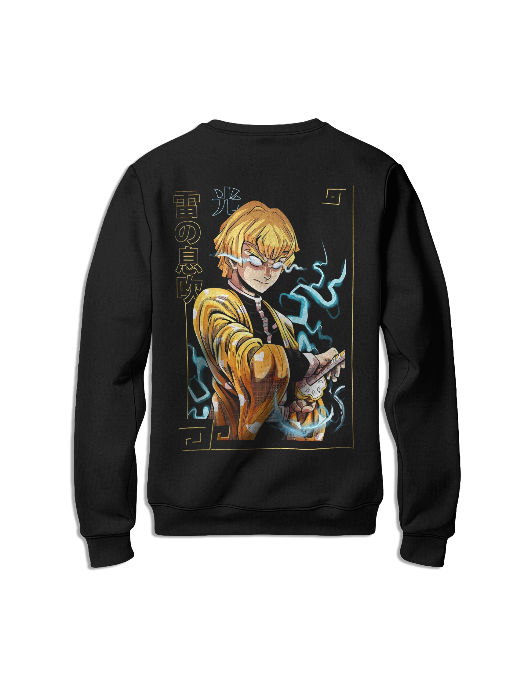 Sudadera Demon Slayer Zenitsu sin capucha