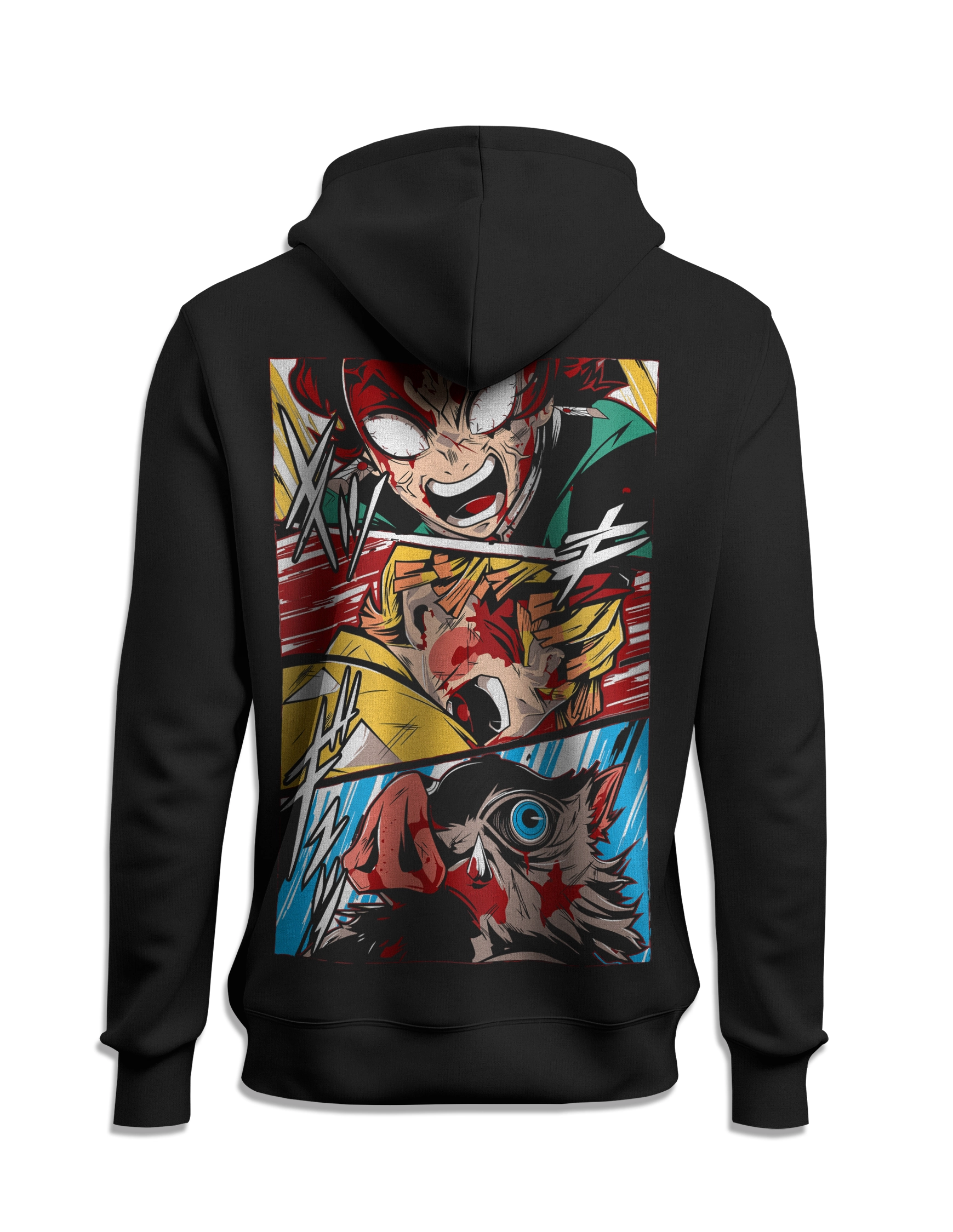 Sudadera Demon Slayer protas capucha