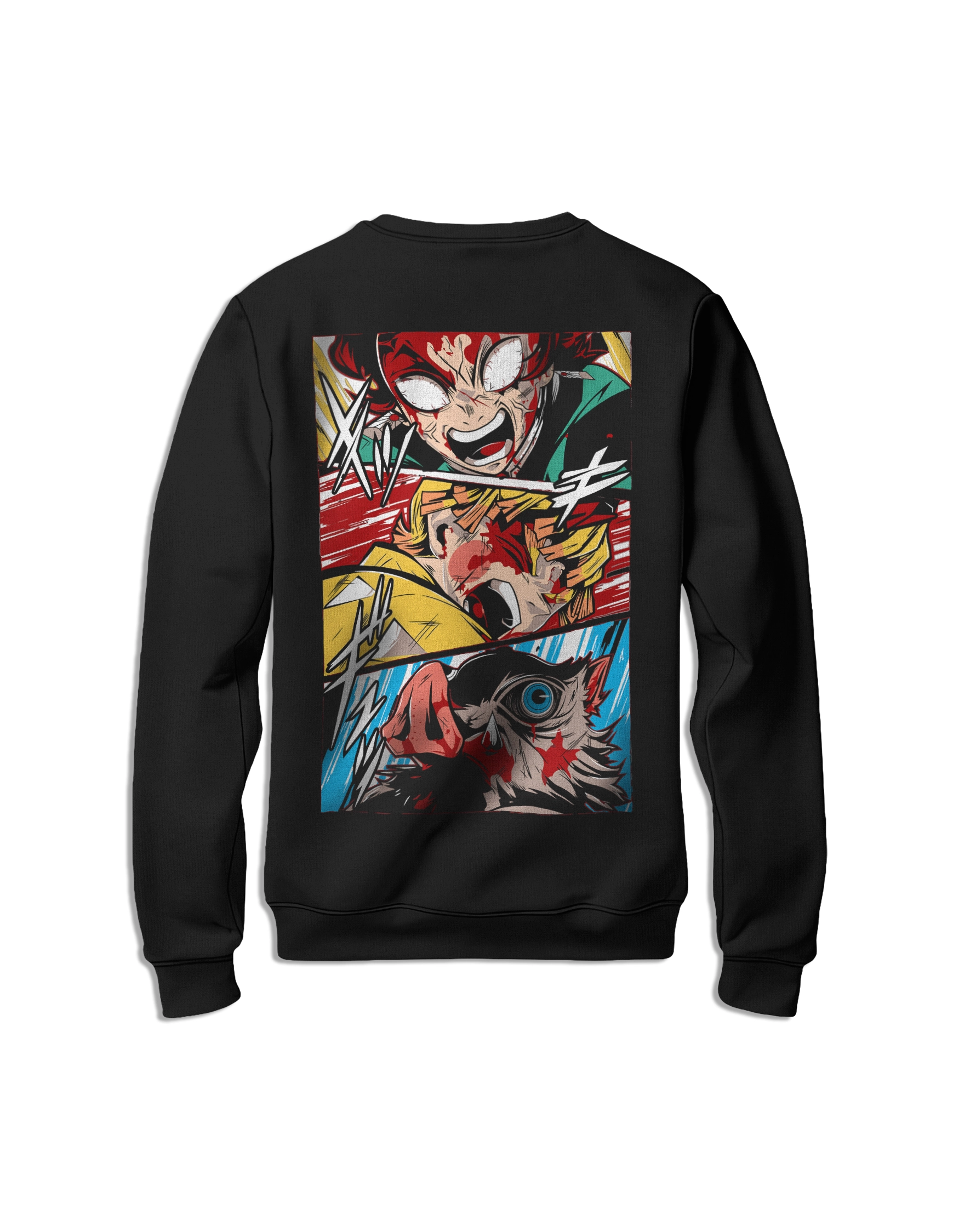 Sudadera Demon Slayer protas sin capucha