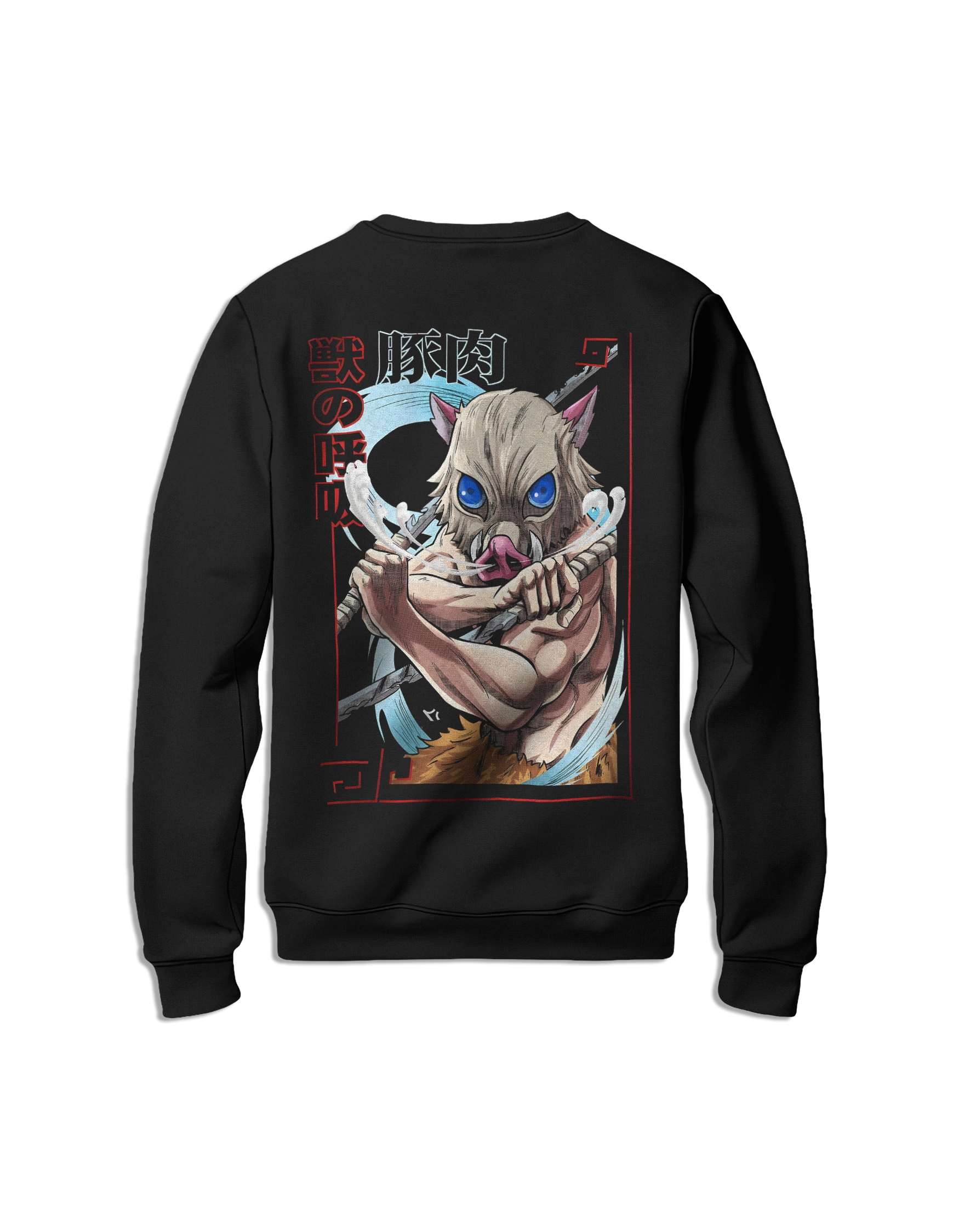 Sudadera Kimetsu no Yaiba Inozuke sin capucha