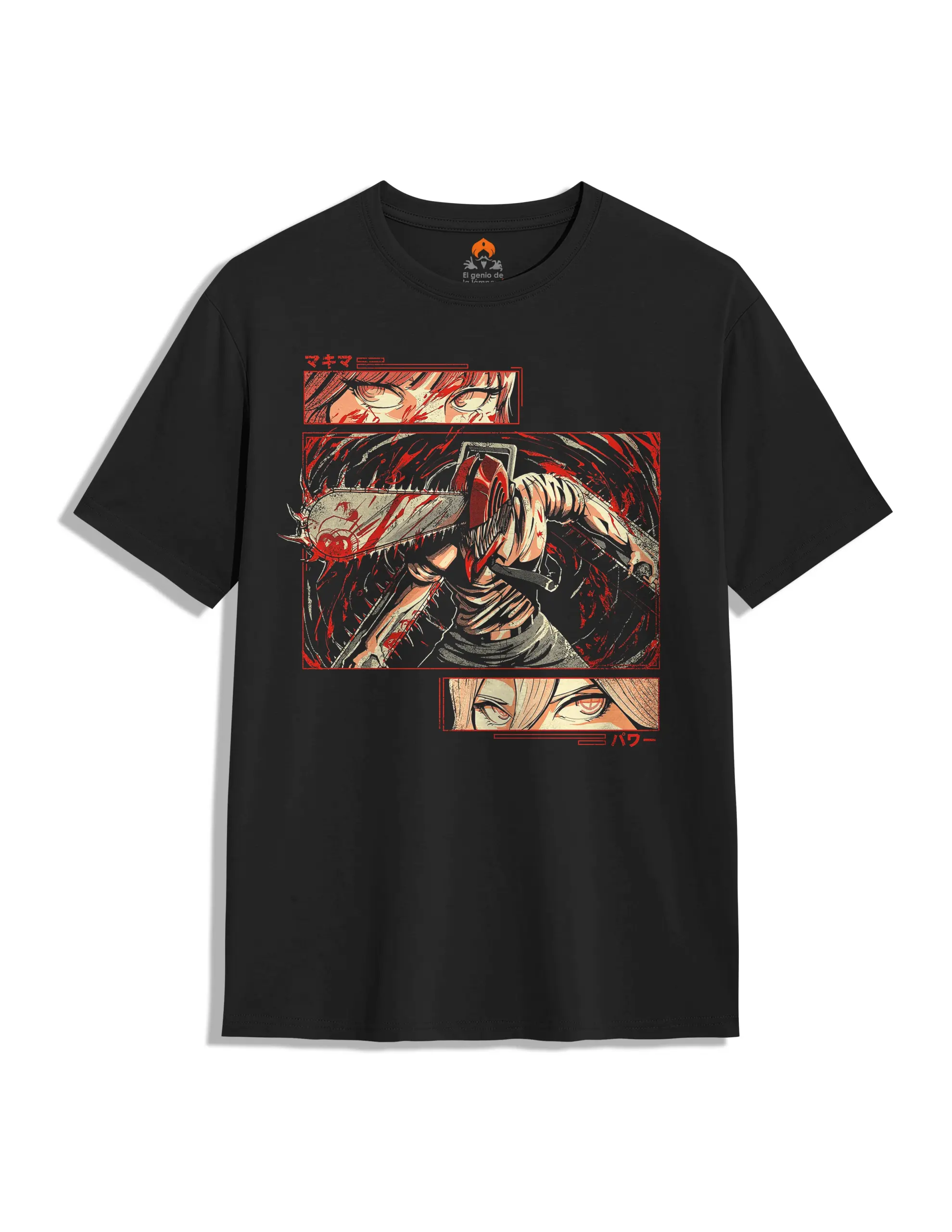 camiseta chainsaw man design 13