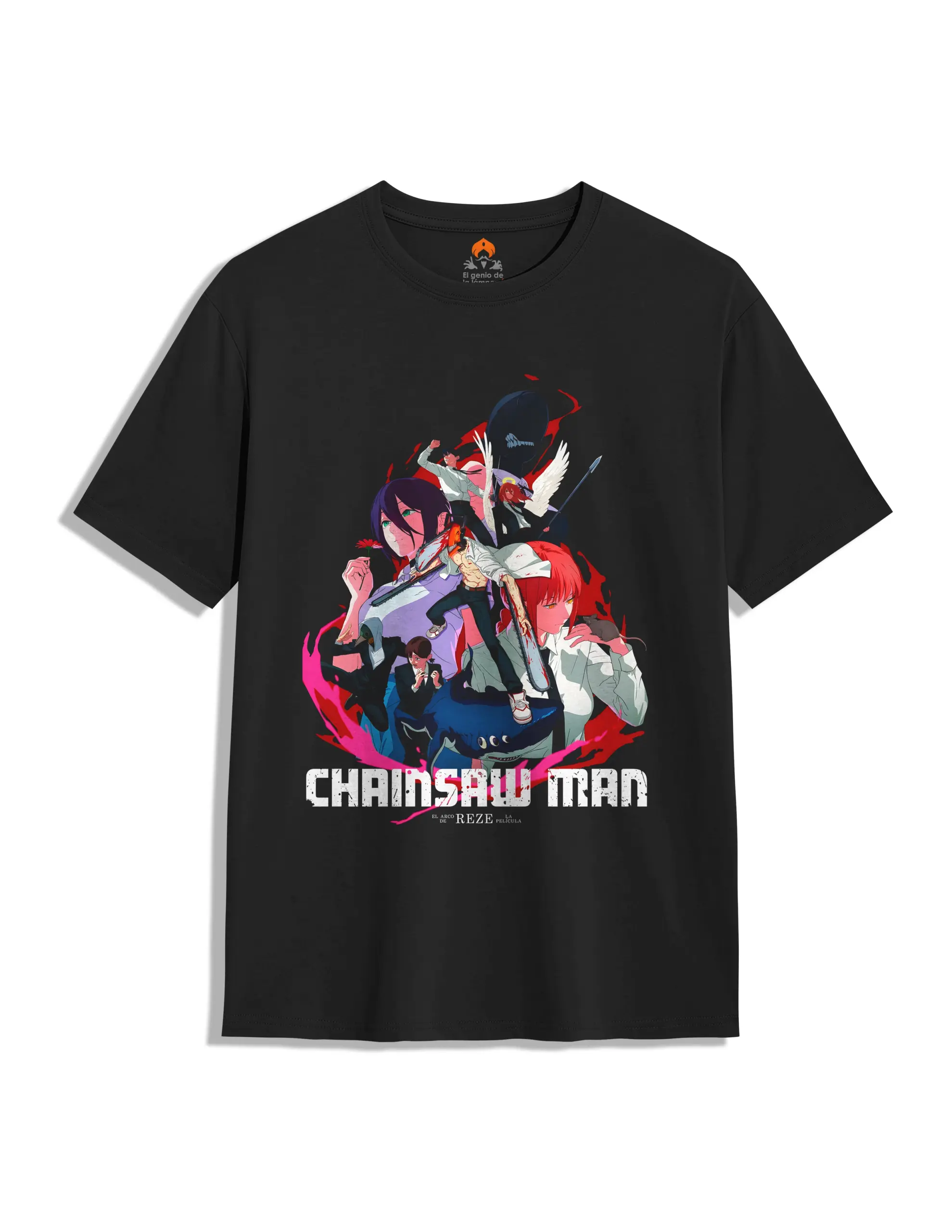 camiseta chainsaw man design 6