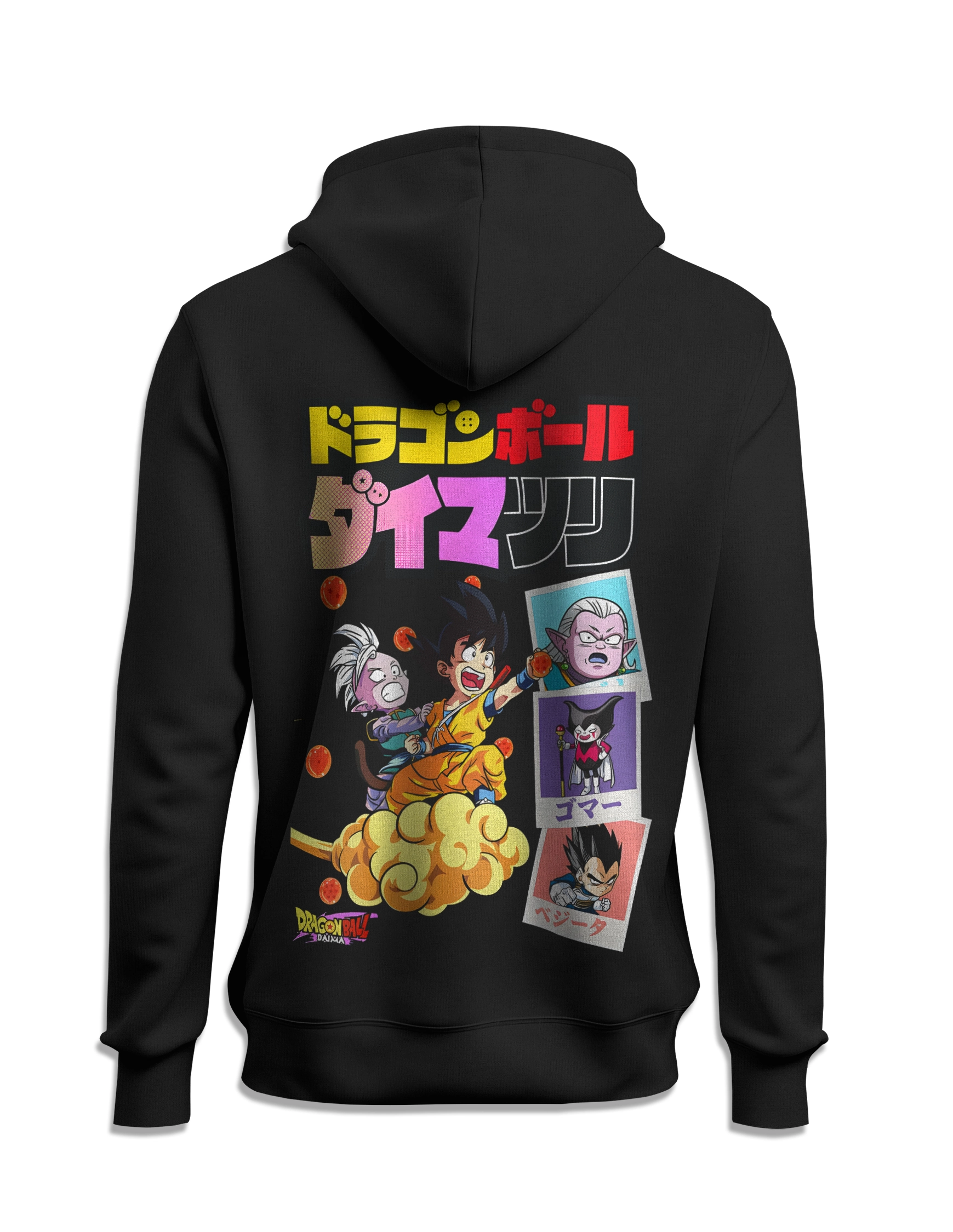 Sudadera Dragon Ball Daima capucha detras