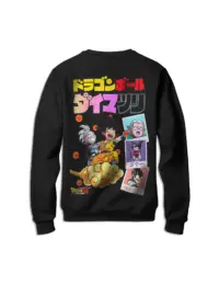 Sudadera Dragon Ball Daima sin capucha detras