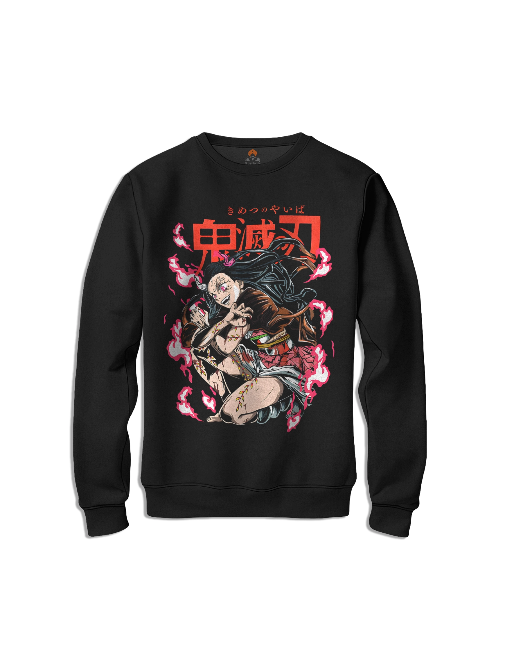 Sudadera de Demon Slayer Nezuko sin capucha delante