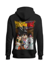 Sudadera Dragon Ball Daima pequeños amigos capucha detras