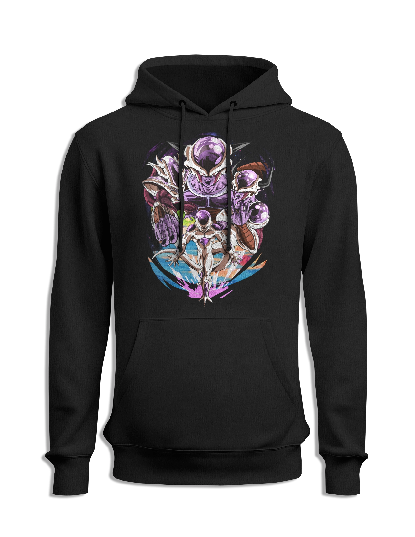 Sudadera Evoluciones de Freezer capucha delante