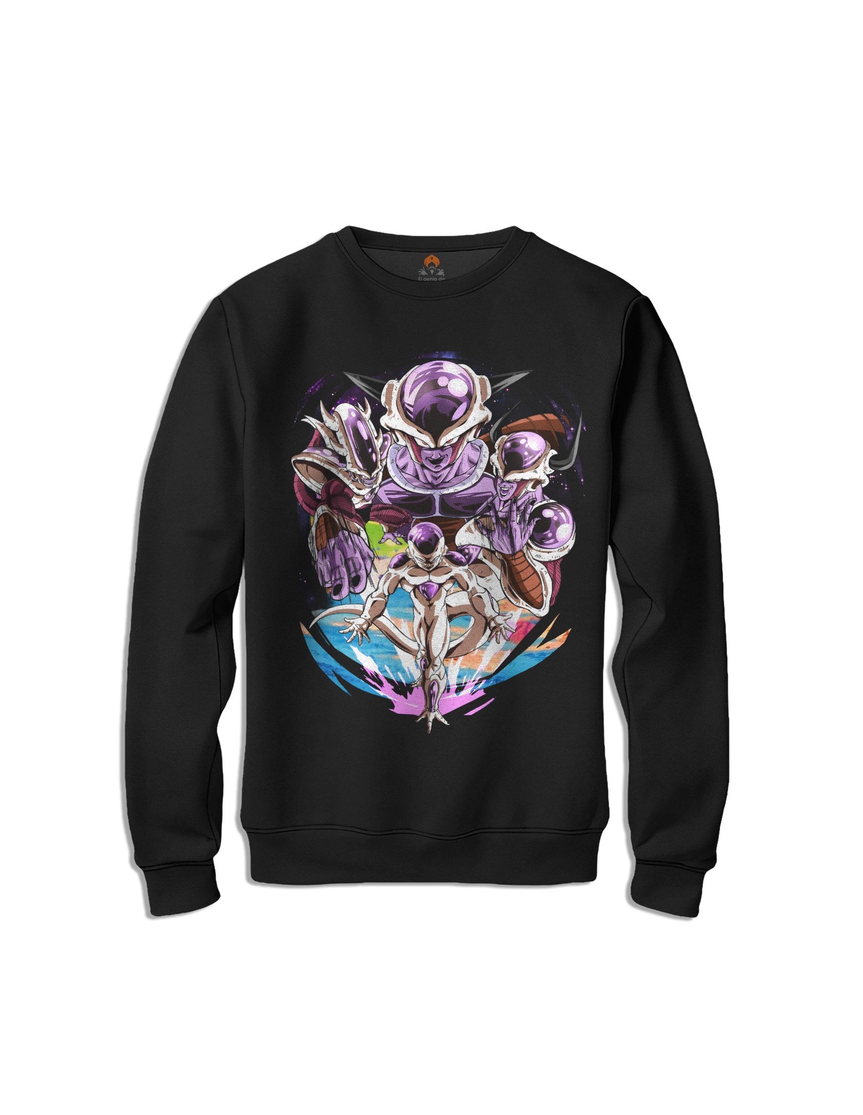 Sudadera Evoluciones de Freezer sin capucha delante