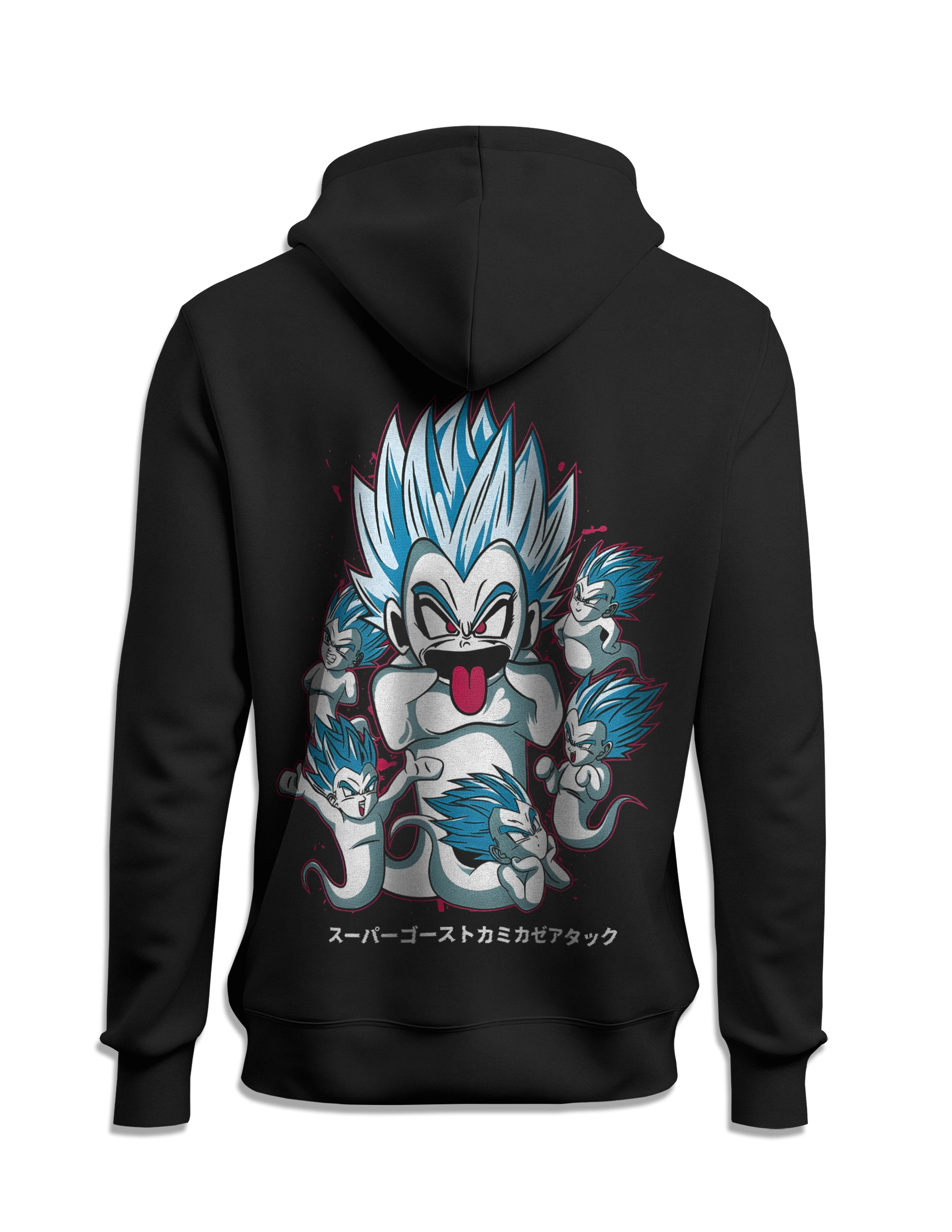 Sudadera Dragon Ball Gotrunks ataque fantasma detras capucha