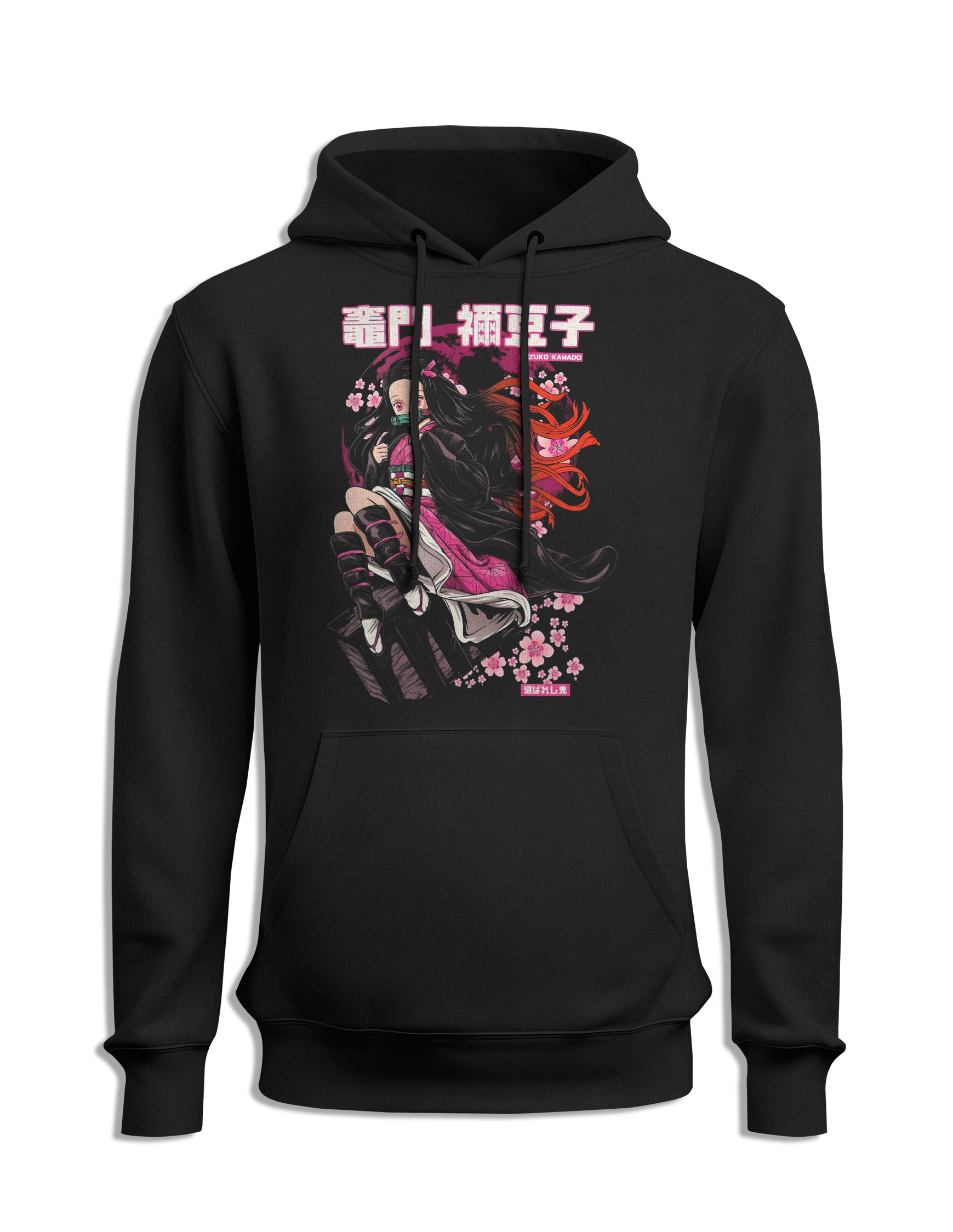 Sudadera Kimetsu no Yaiba Nezuko delante capucha