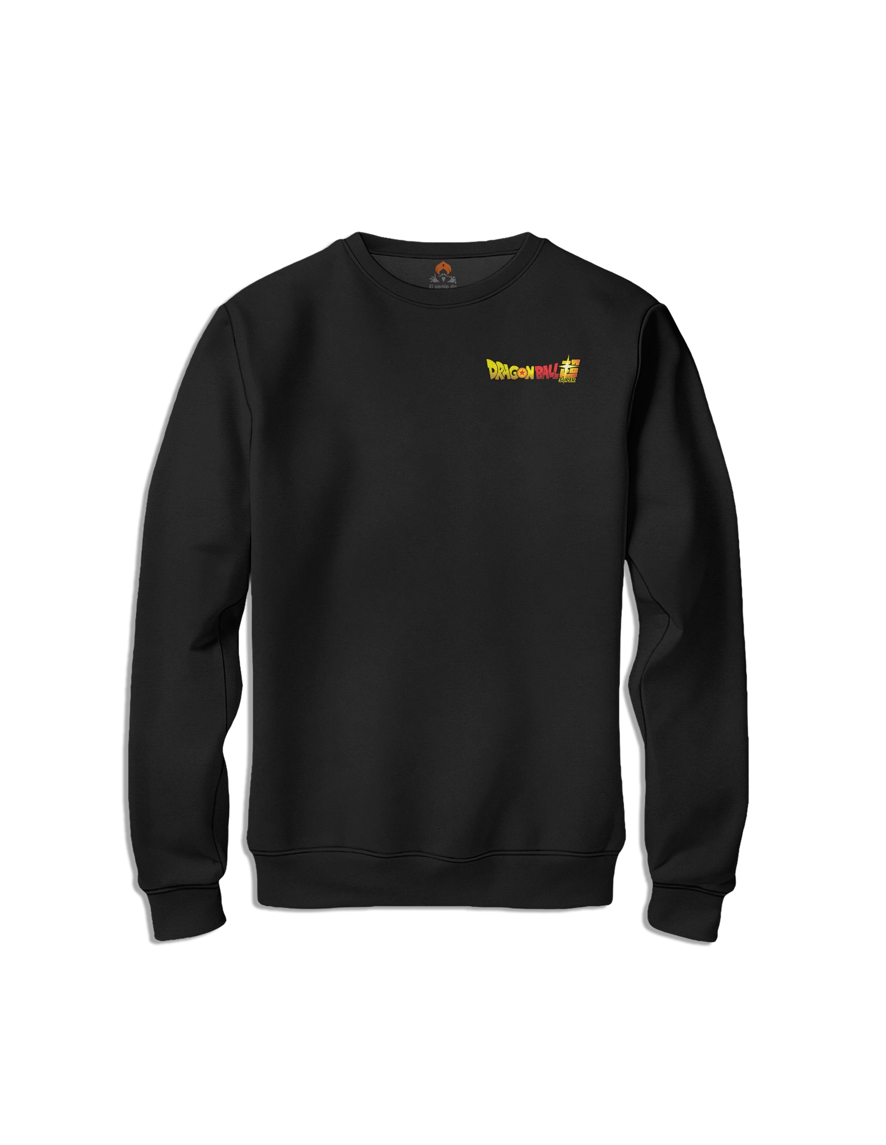sudadera sin capucha logo dragon ball super