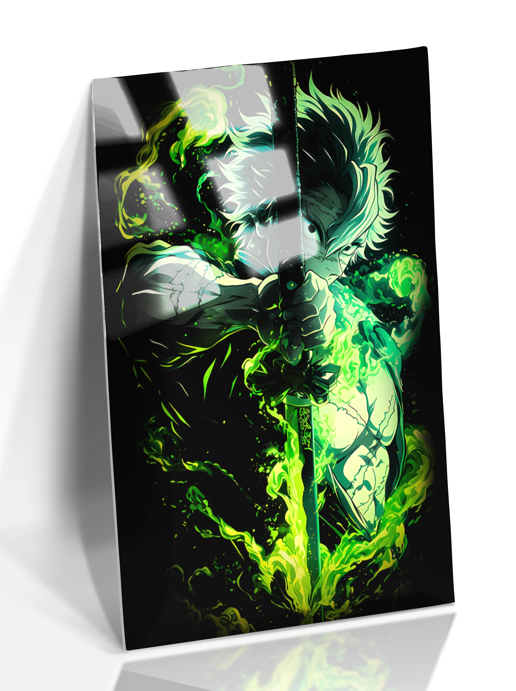 Cuadro panel aluminio brillo Senemi Demon Slayer