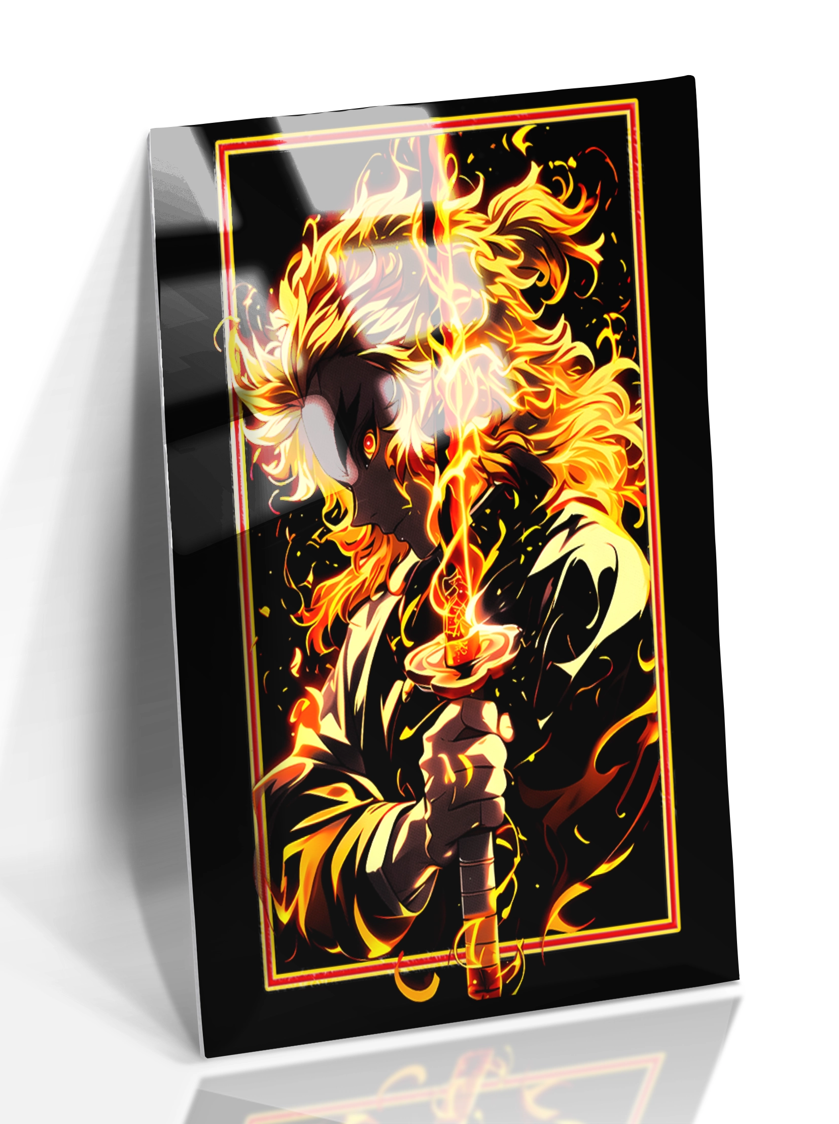 Cuadro panel aluminio brillo Rengoku