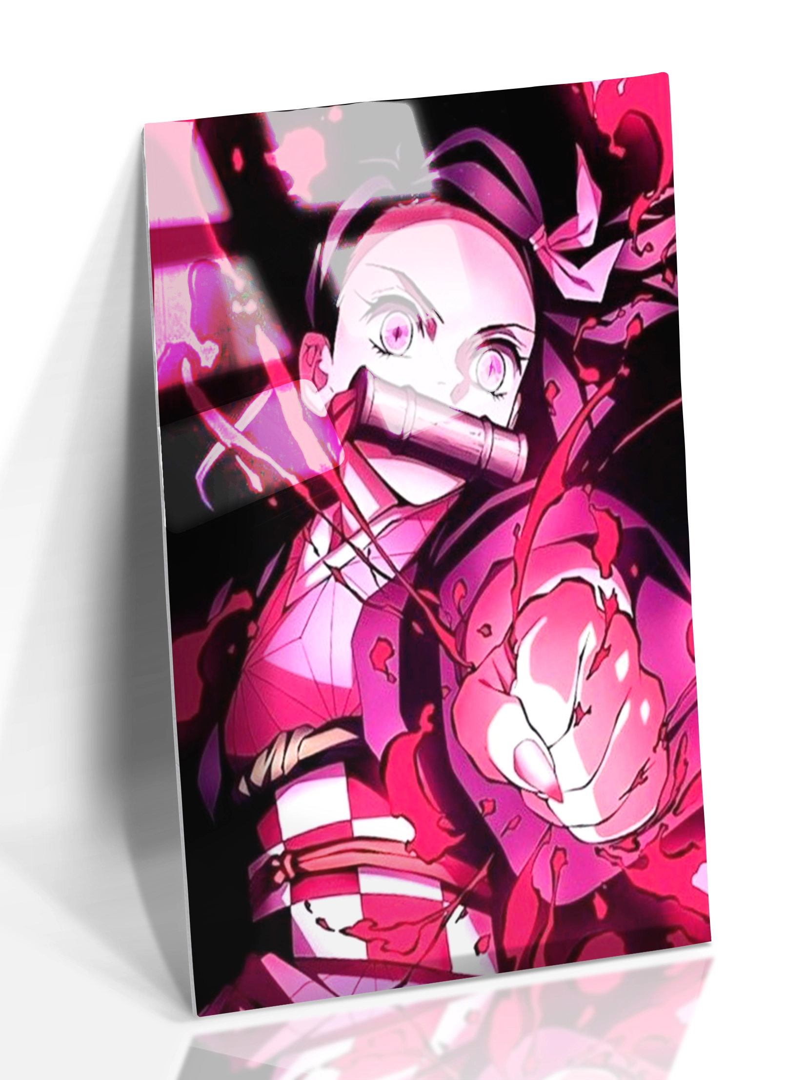 Cuadro panel aluminio brillo Nezuko