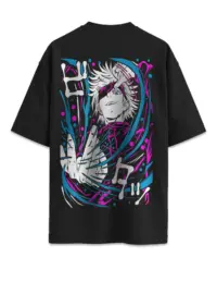 camiseta oversize jujutsu kaisen diseño 6