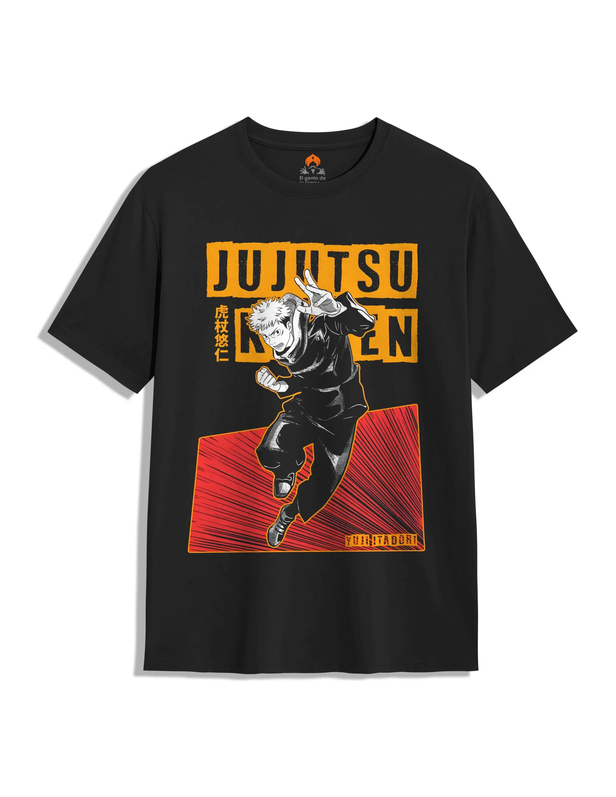 camiseta jujutsu kaisen yuji itadori