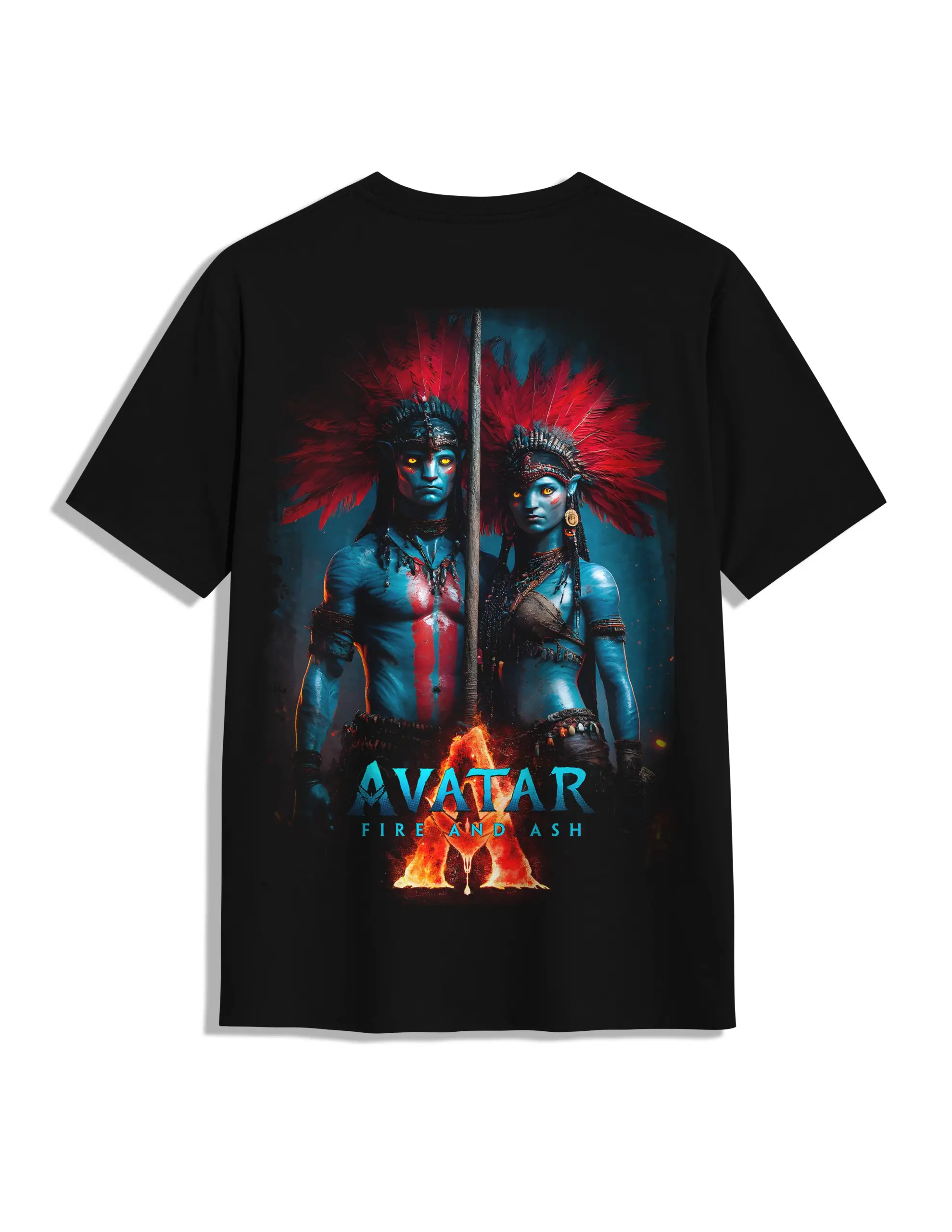 Camiseta Avatar fuego y ceniza detras