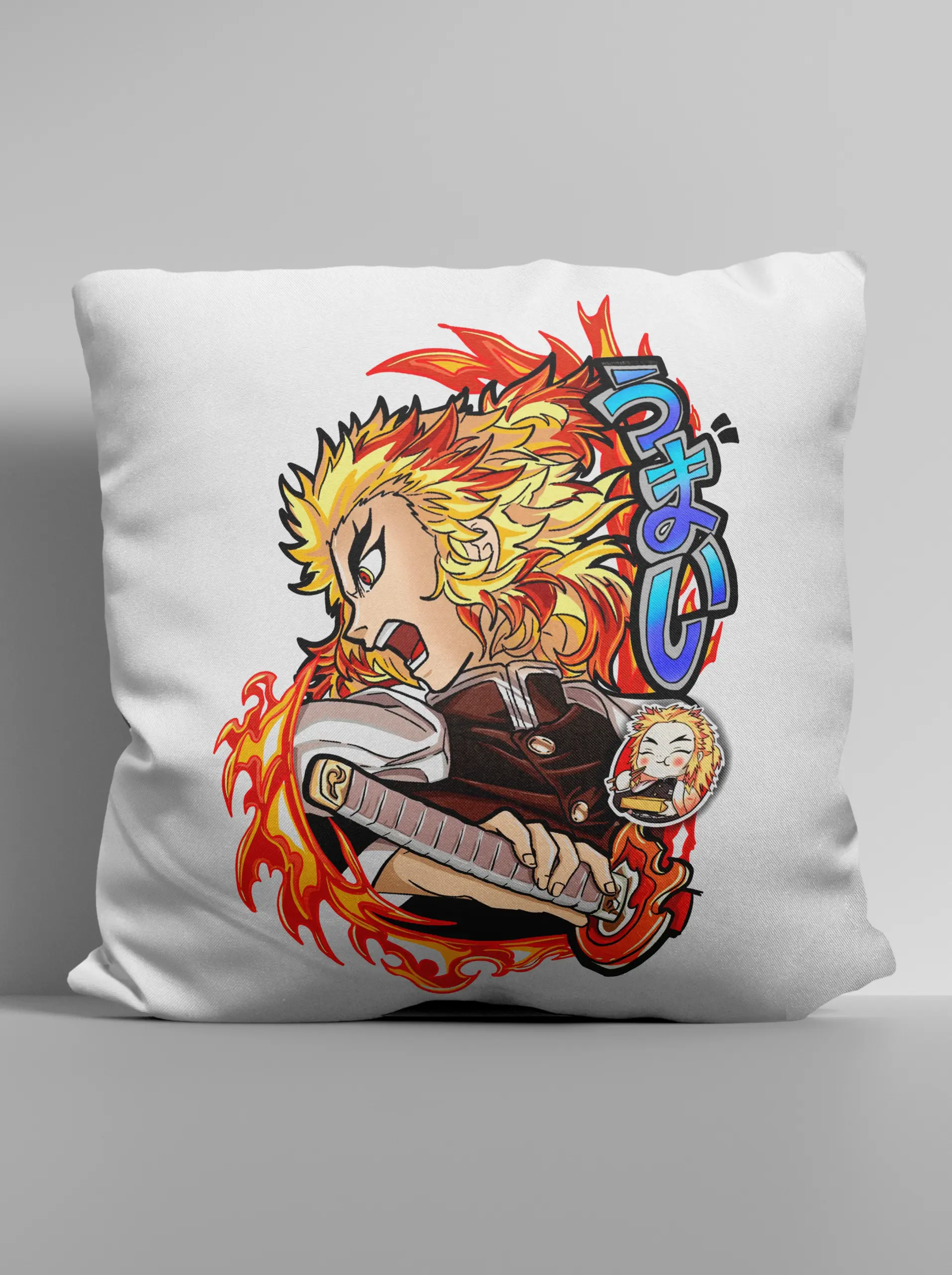 Cojín Demon Slayer de Rengoku