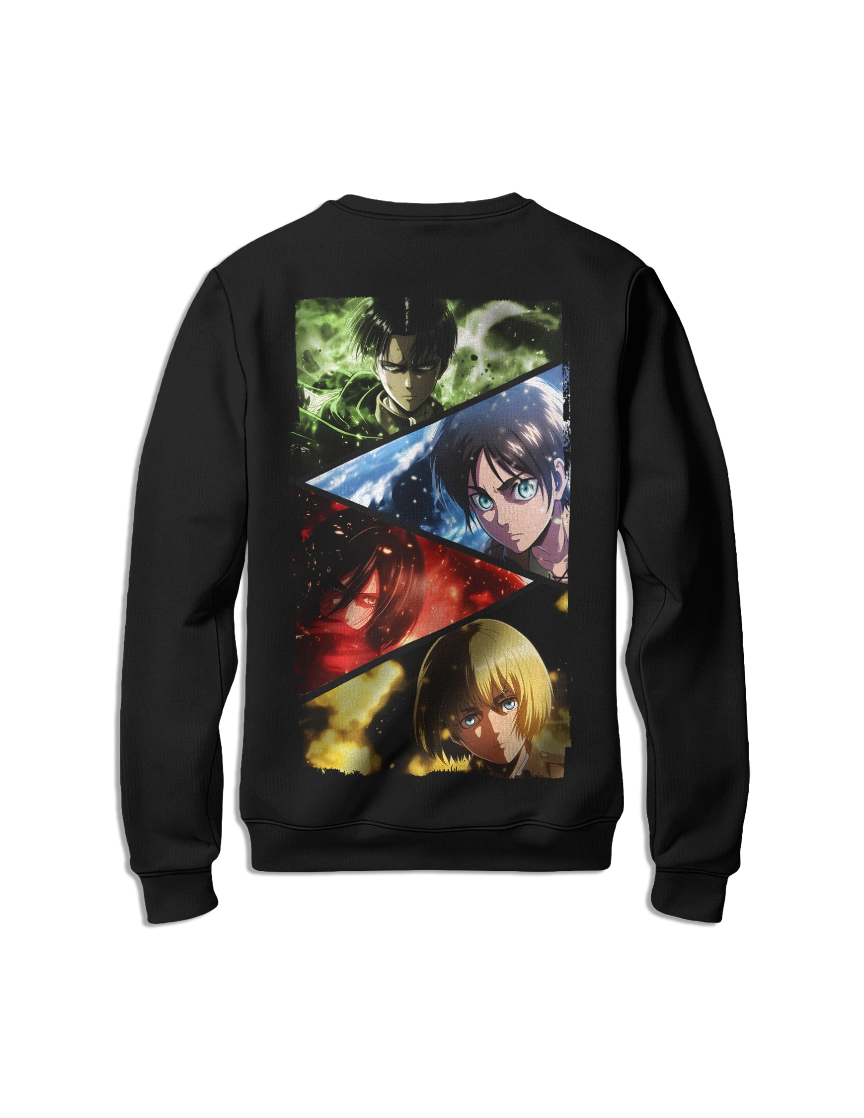 sudadera ataque a los titanes equipo de exploración sin capucha