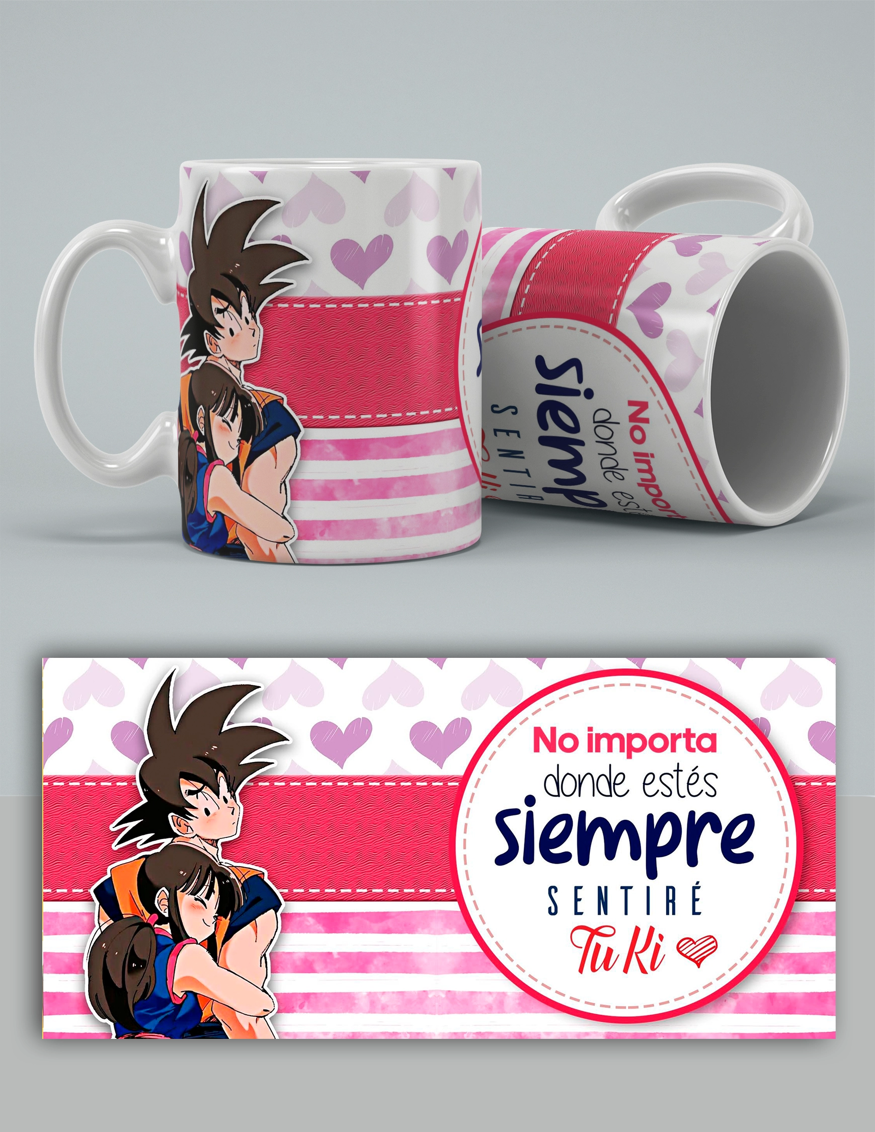 taza dragon ball siemrpe sentiré tu ki