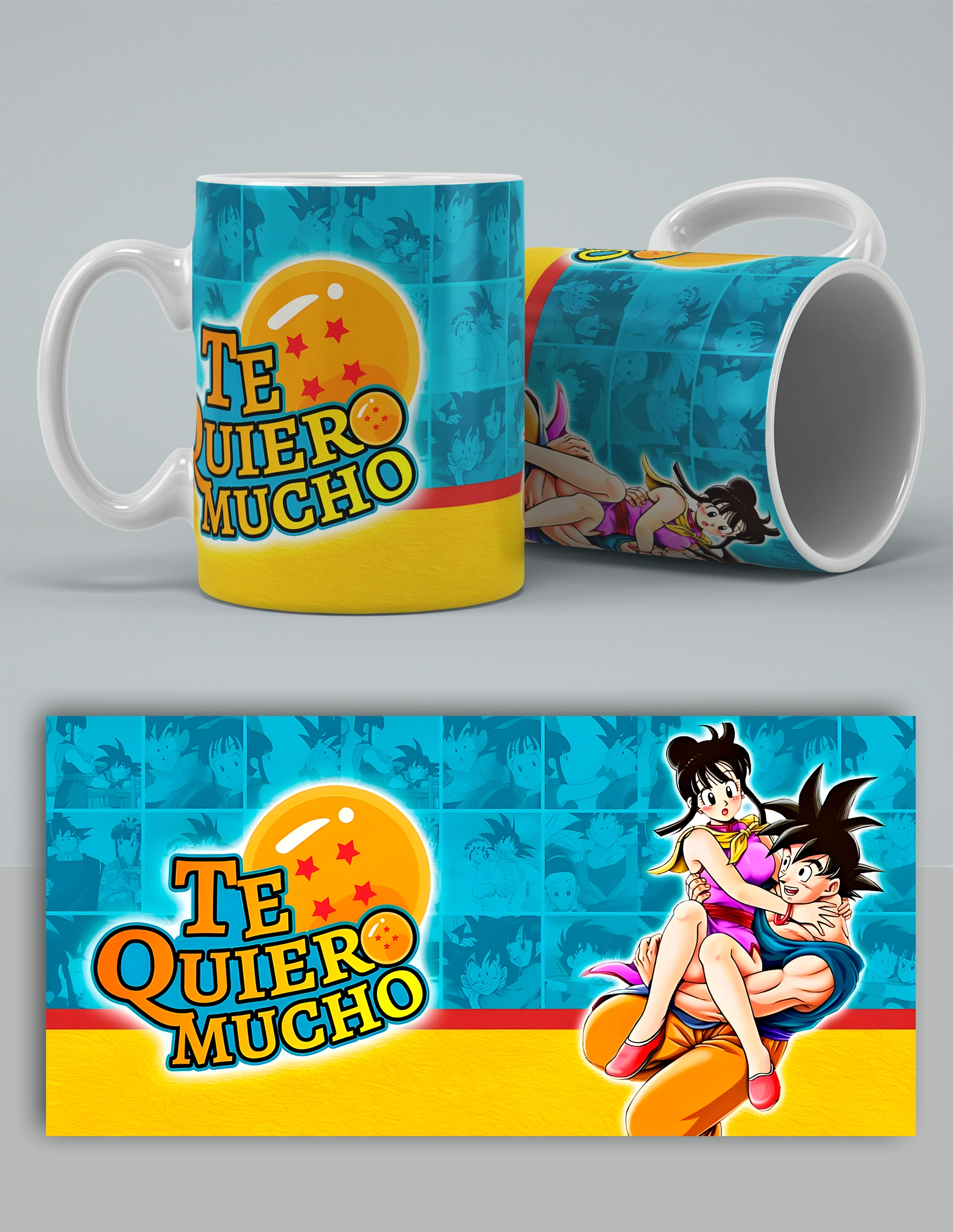 Taza Dragon Ball te quiero mucho
