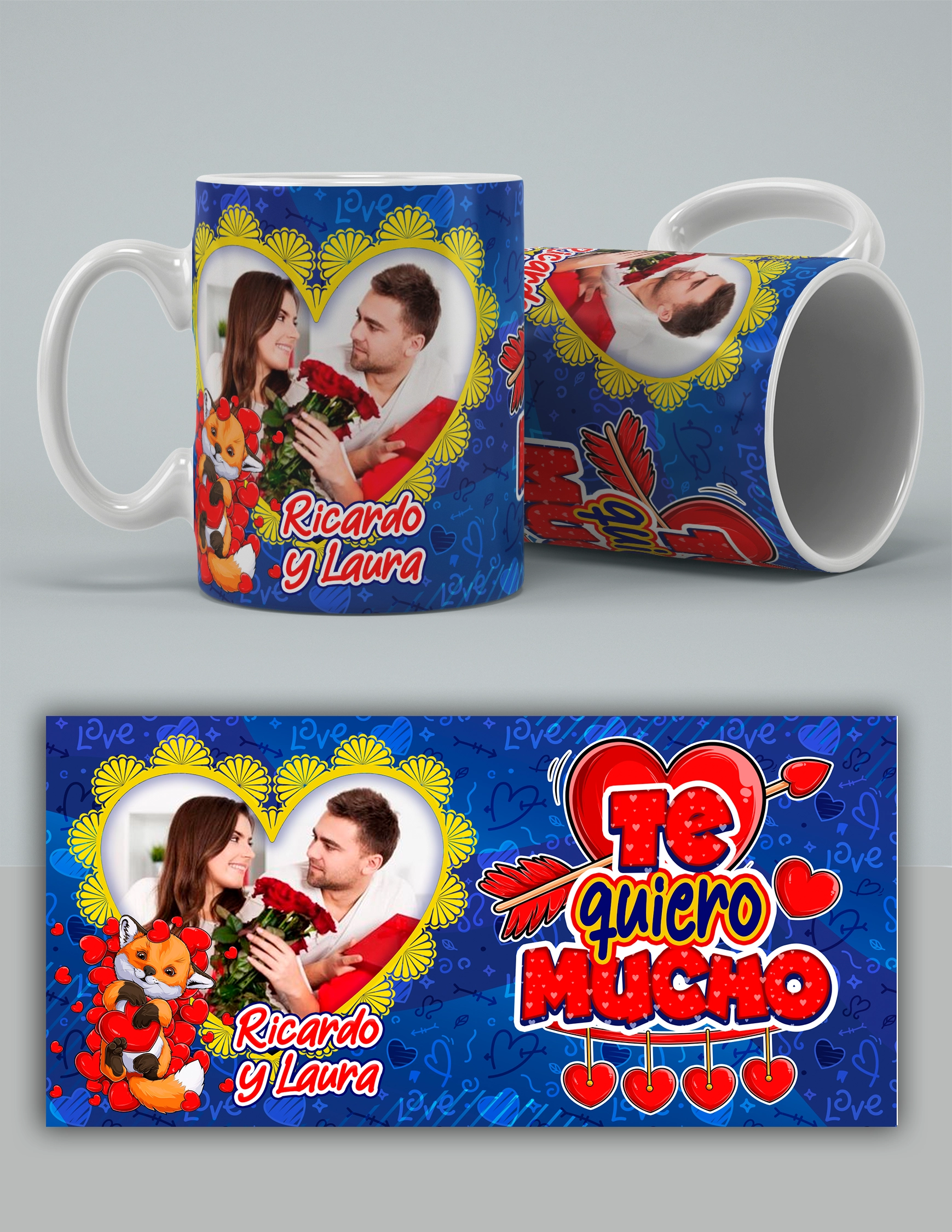 Taza San Valentín diseño 10