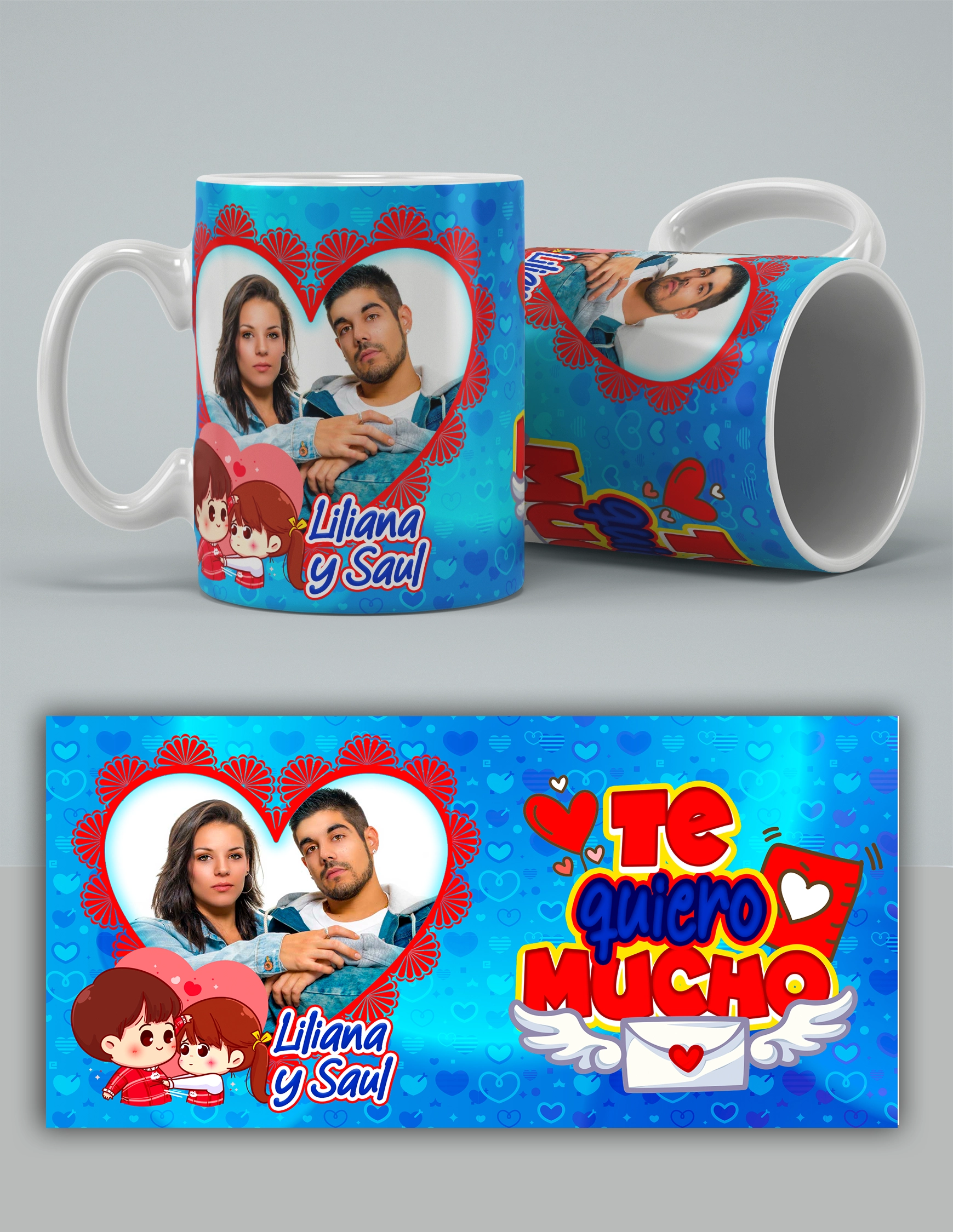 Taza San Valentín diseño 12