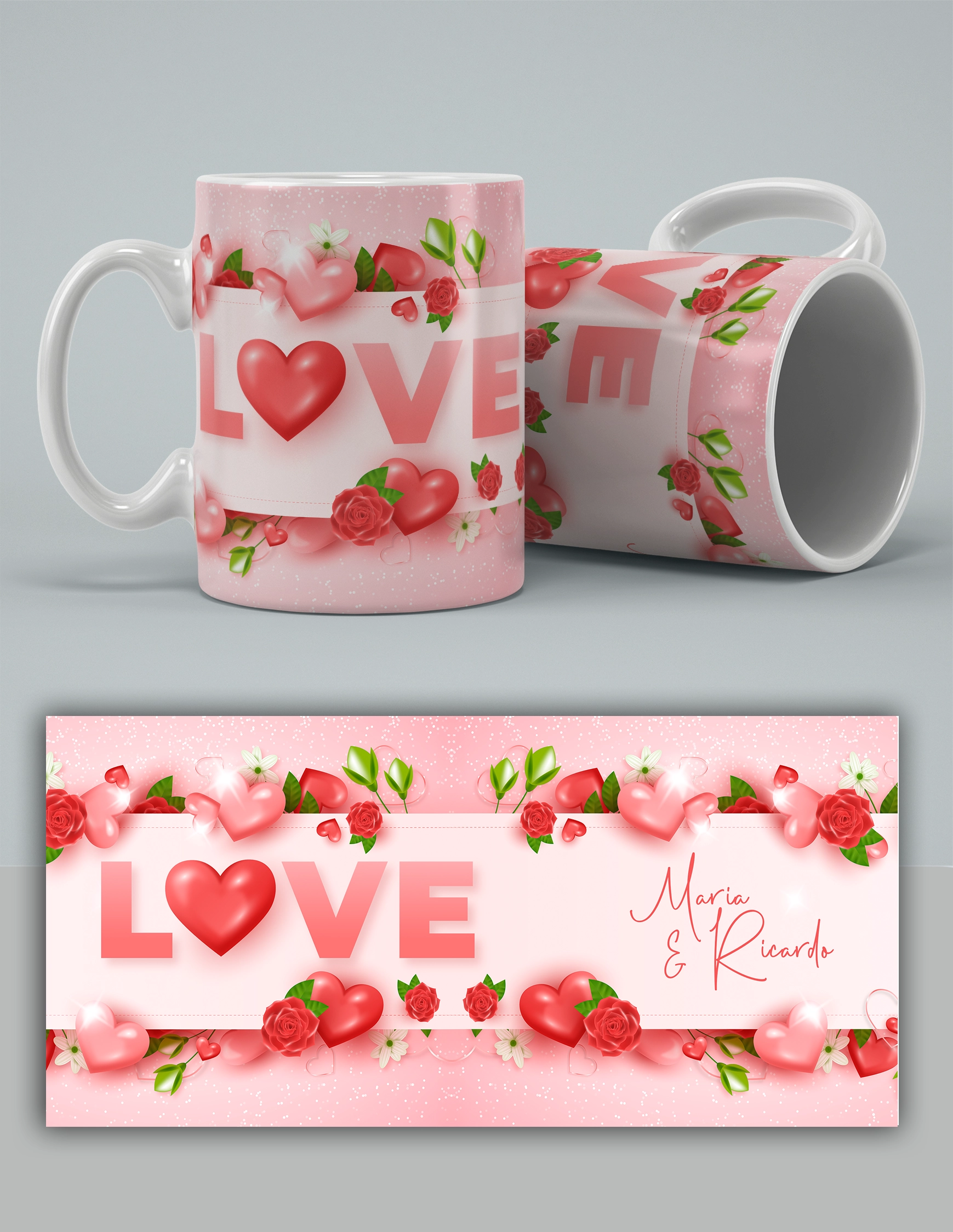 Taza San Valentín diseño 13