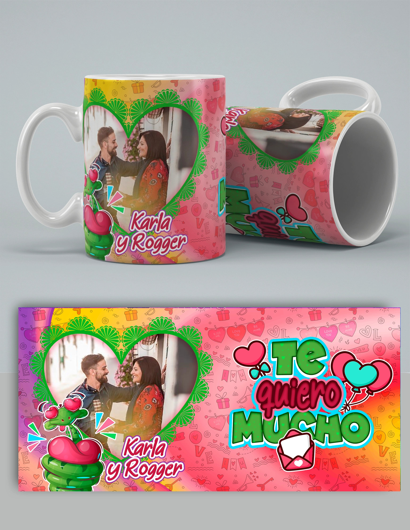 Taza San Valentín diseño 3