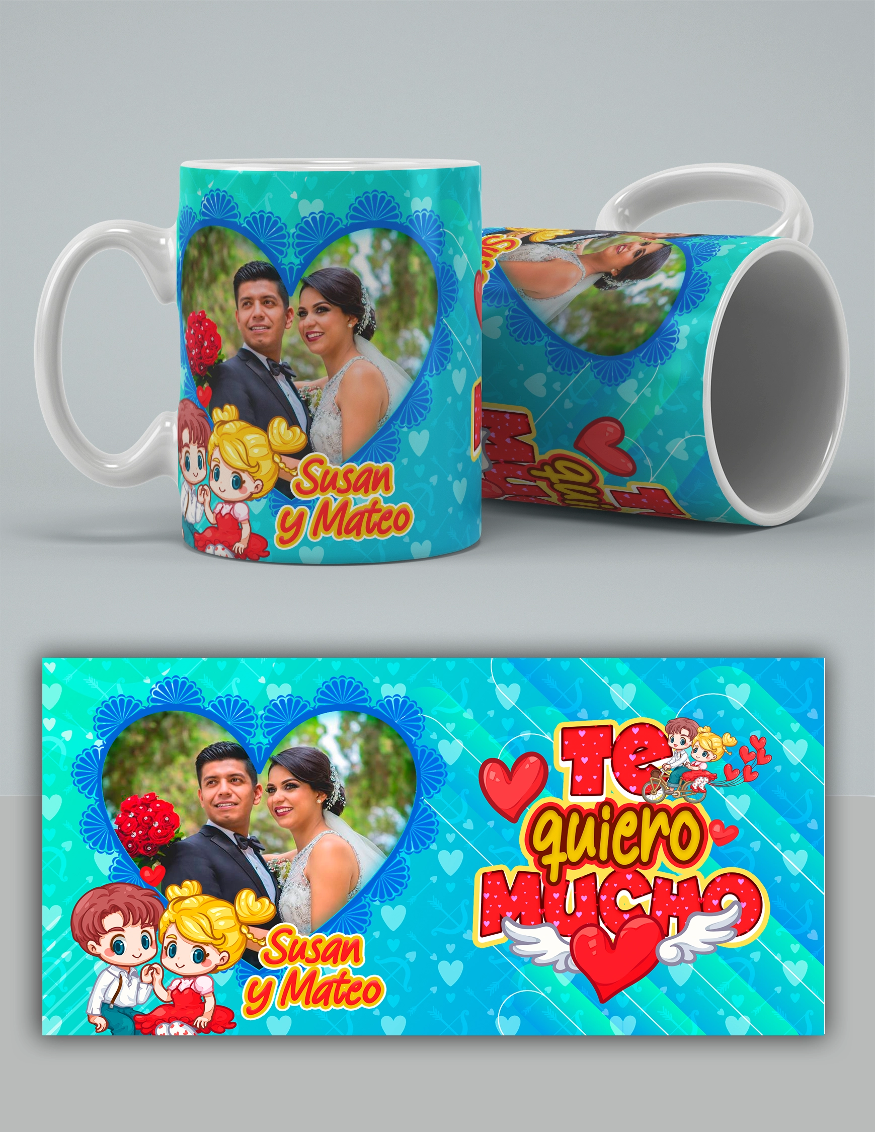 Taza San Valentín diseño 7