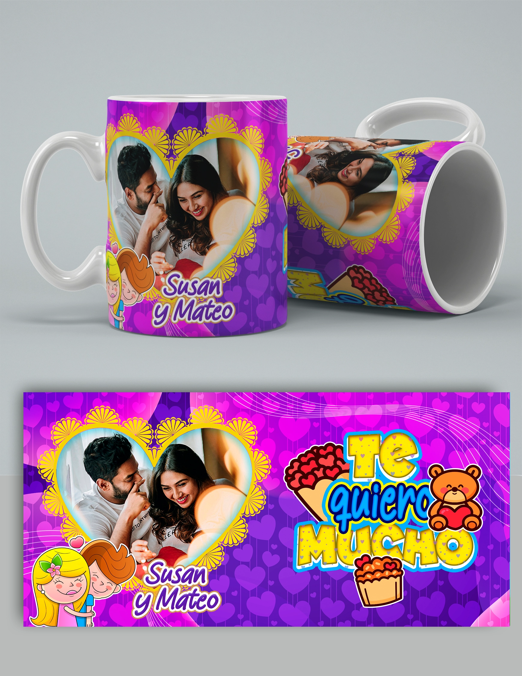 Taza San Valentín diseño 1