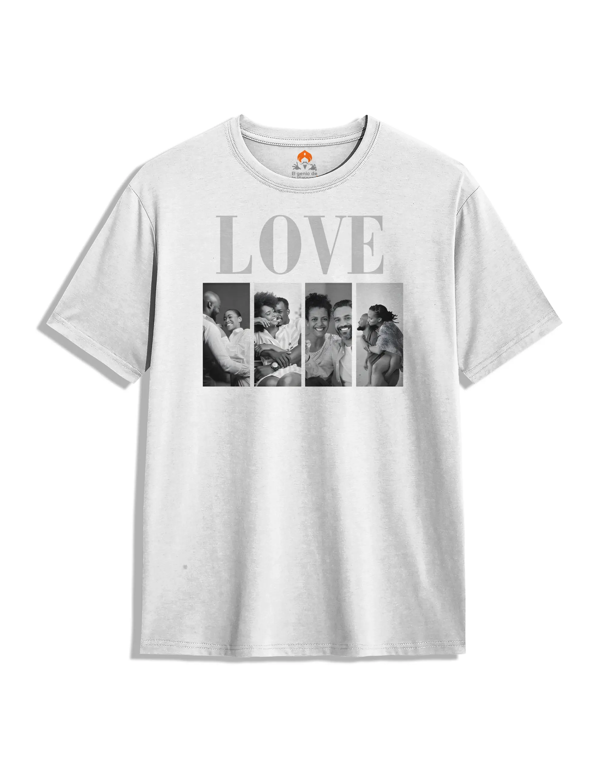 Camiseta San Valentín Love blanco