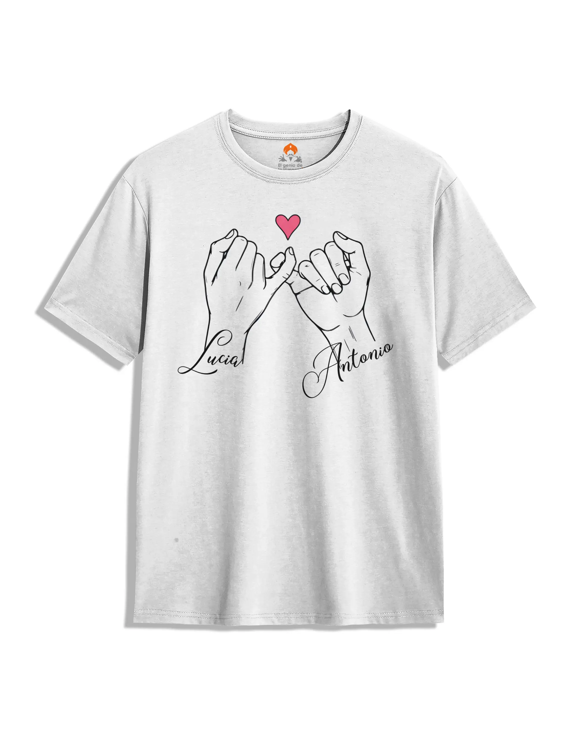 Camiseta San Valentín personalizada diseño 7