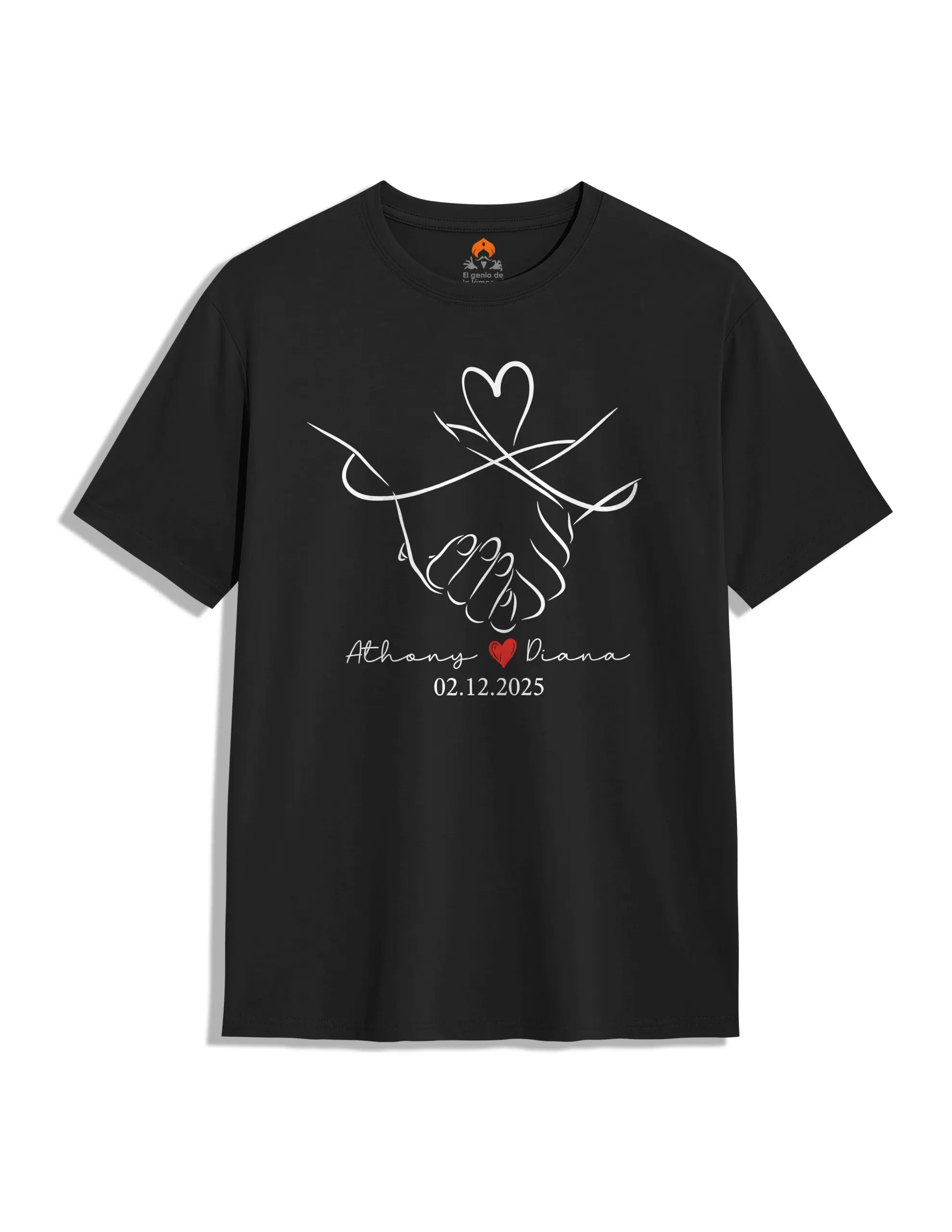 Camiseta San Valentín personalizada diseño 9