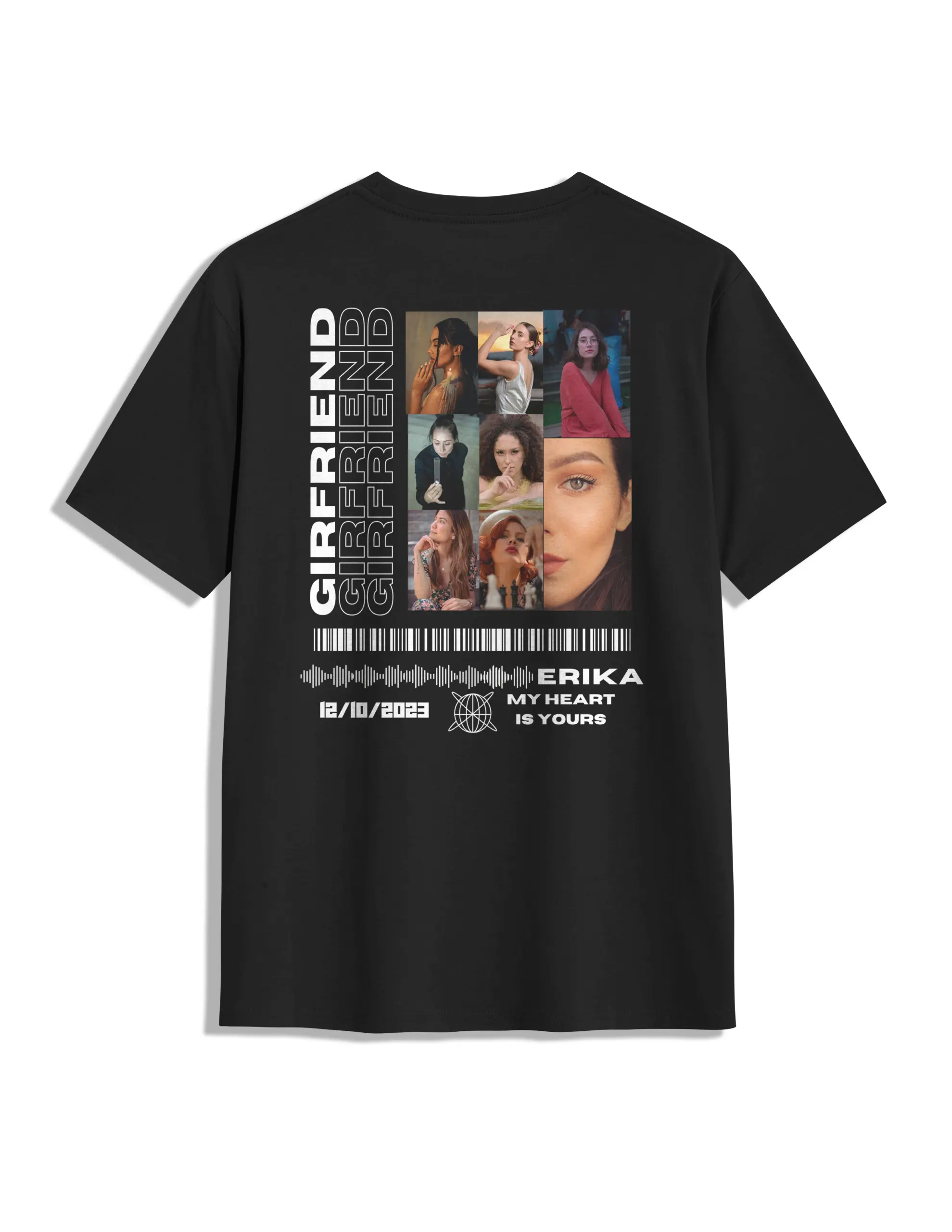 camiseta personalizada girlfriend