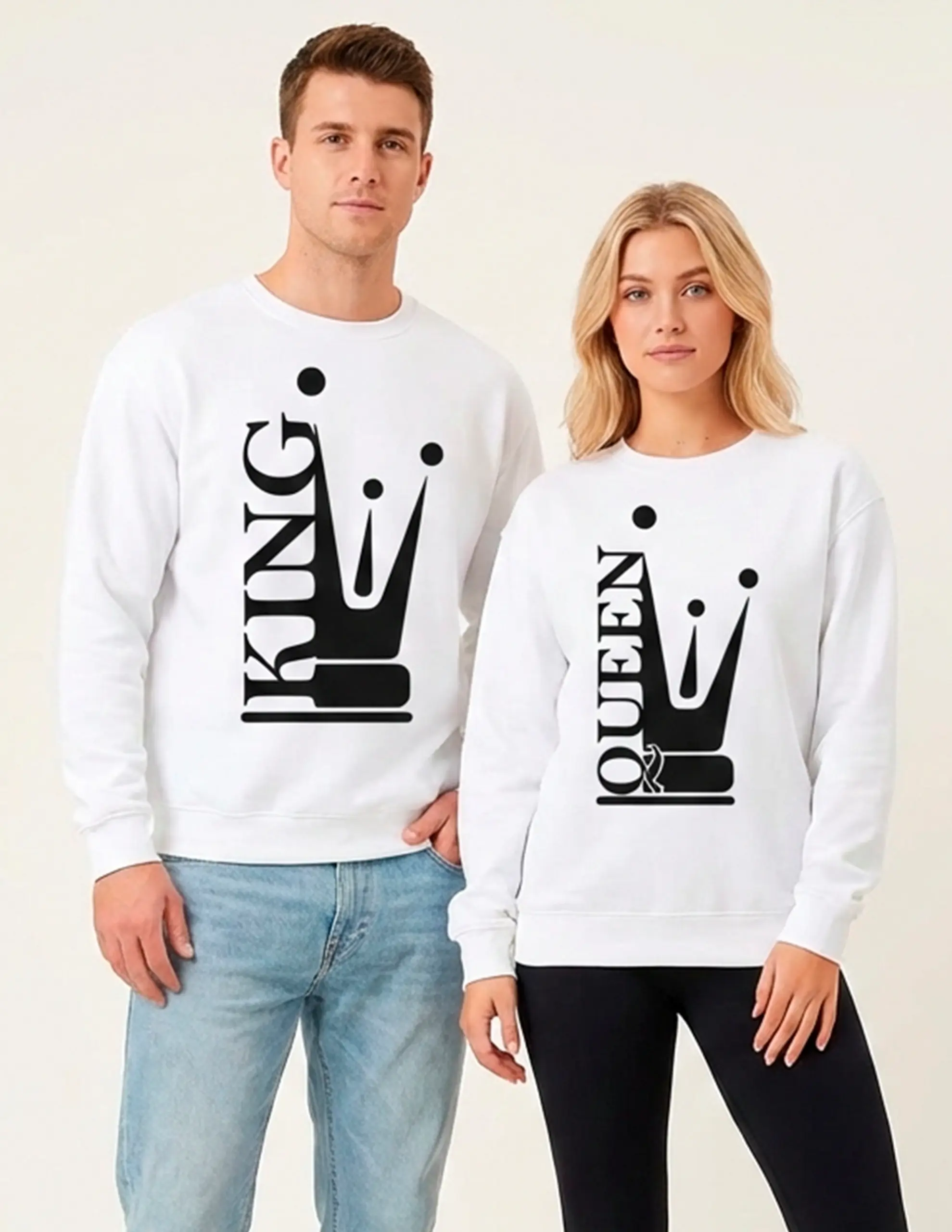 Pack 2 sudaderas King y Queen
