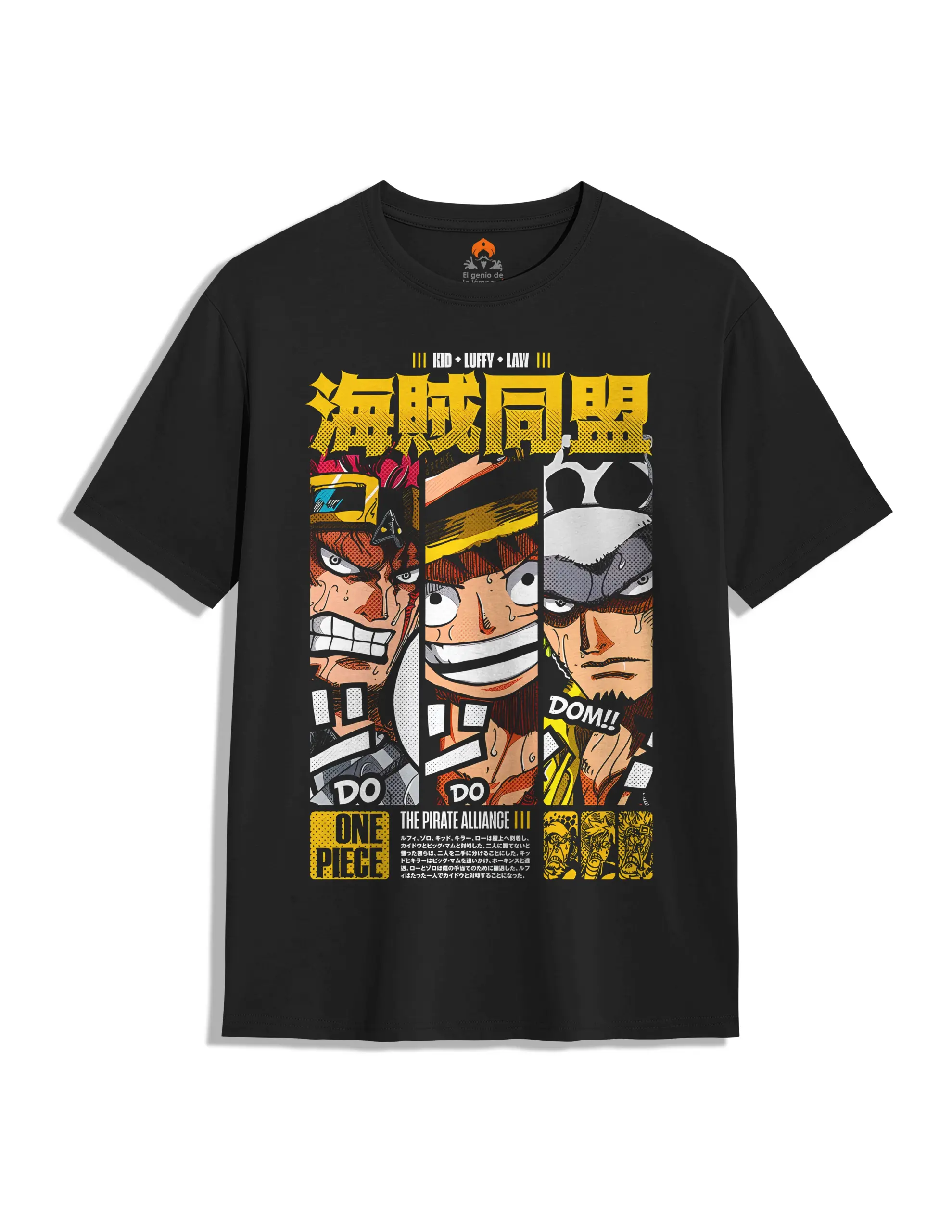 Camiseta One Piece Kid, Luffy y Law