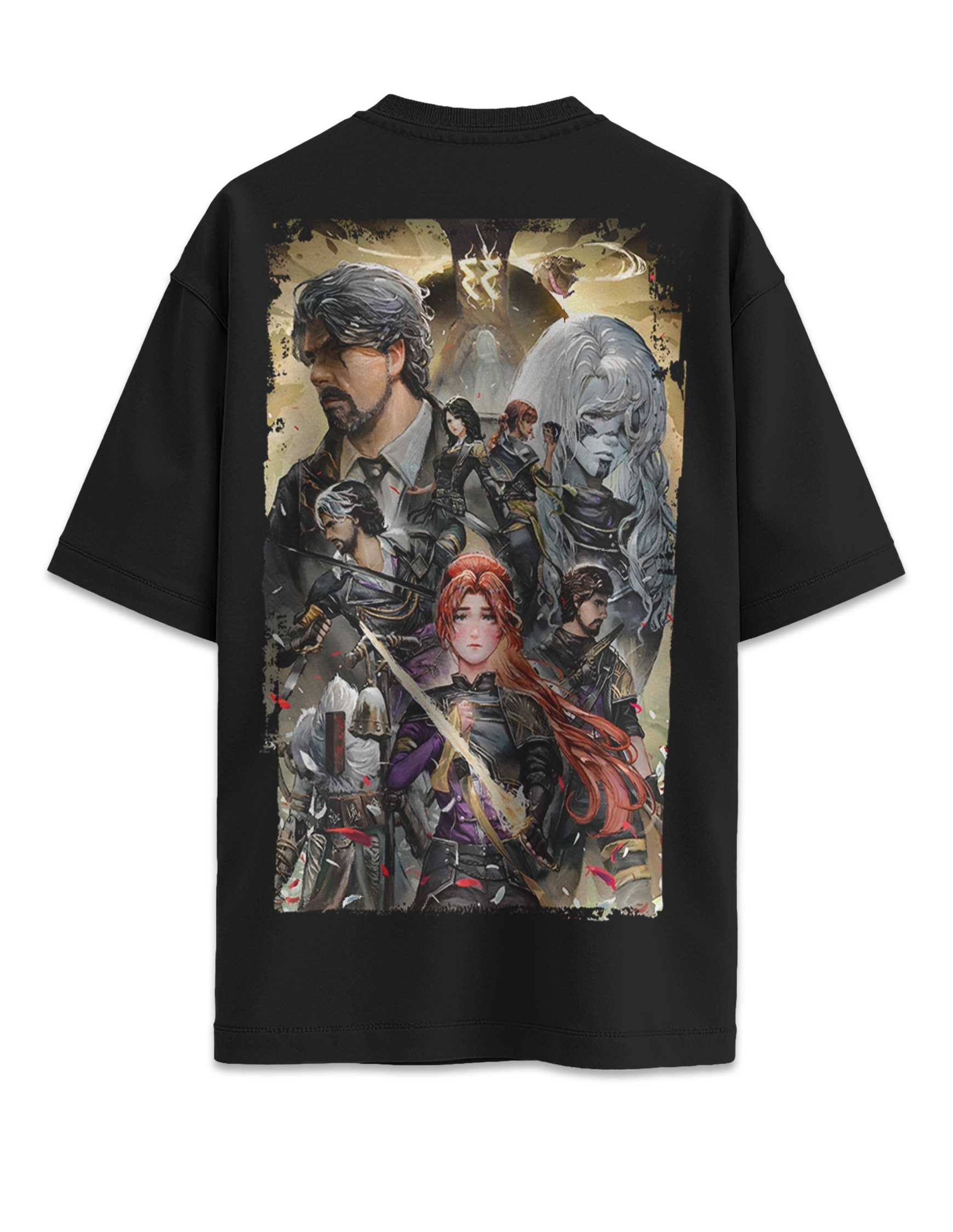 camiseta oversize Expedition 33 detras