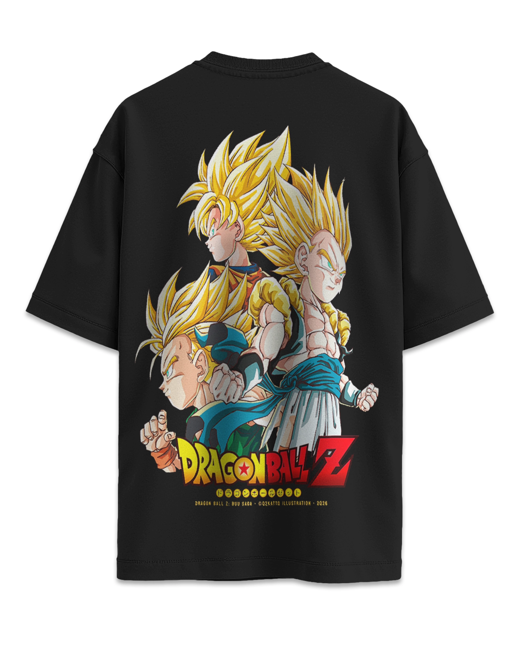 camiseta oversize gotrunks fantasmas