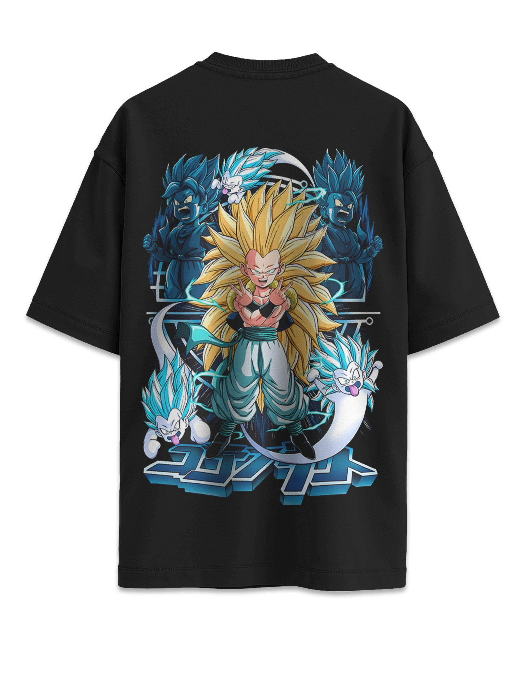camiseta oversize gotrunks ataque fantasma