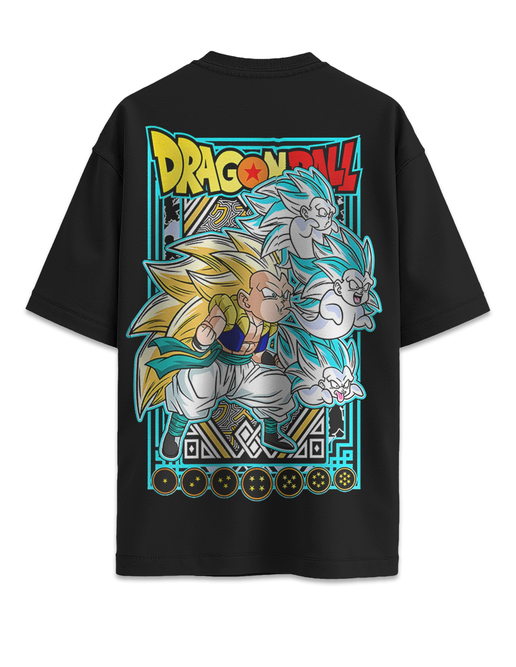 Camiseta oversize Gotrunks fantasmas