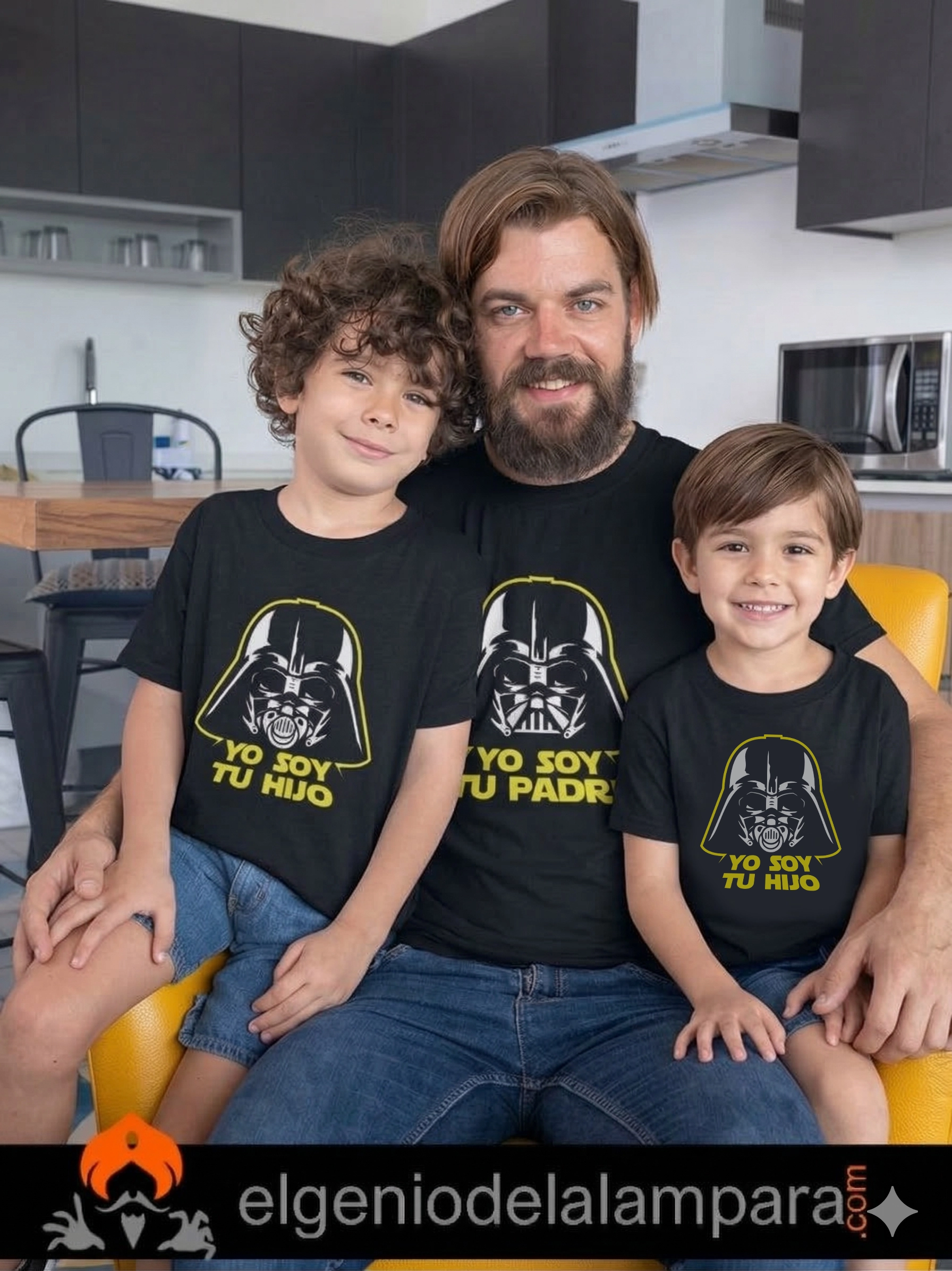 pack de 3 camsietas de star wars