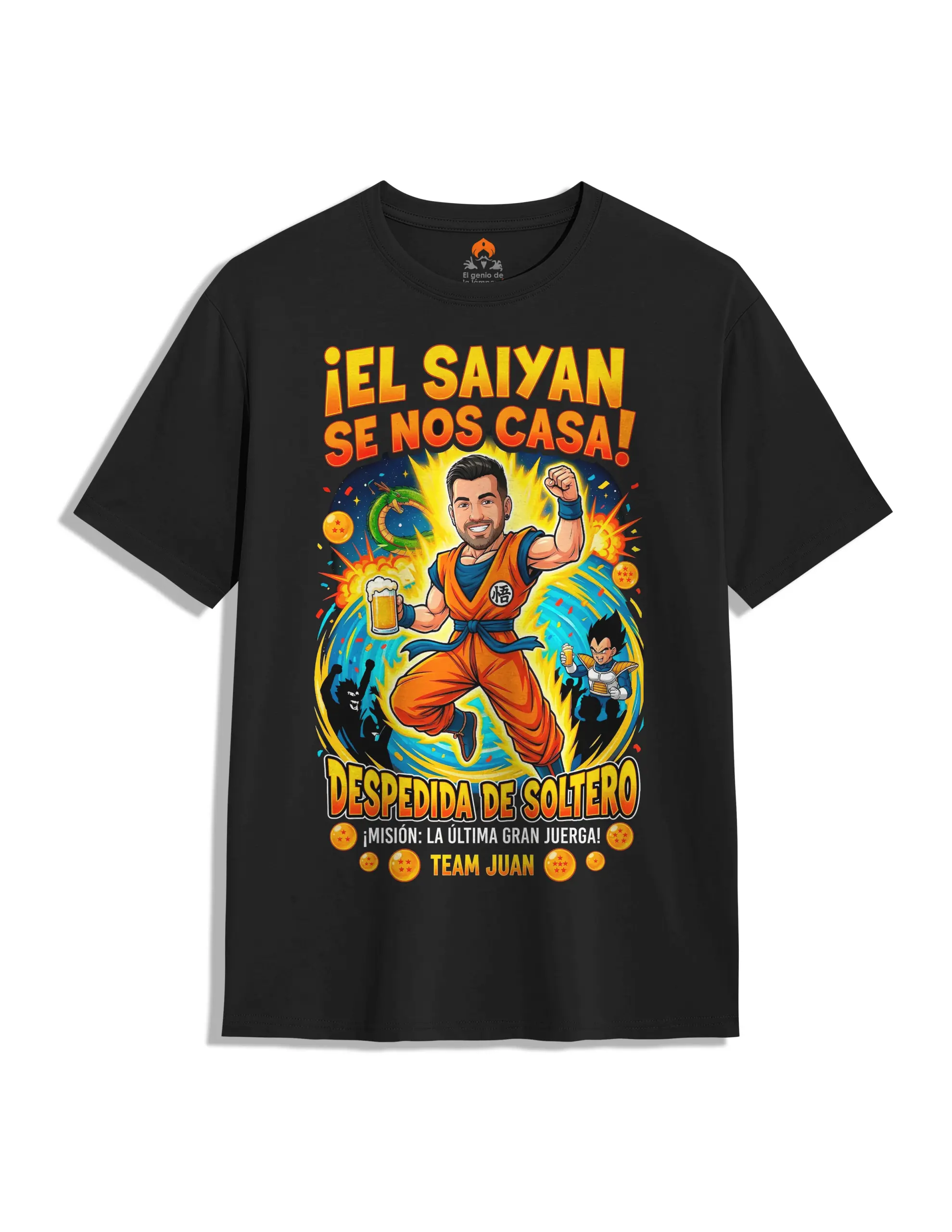 camiseta dragon ball personalizada