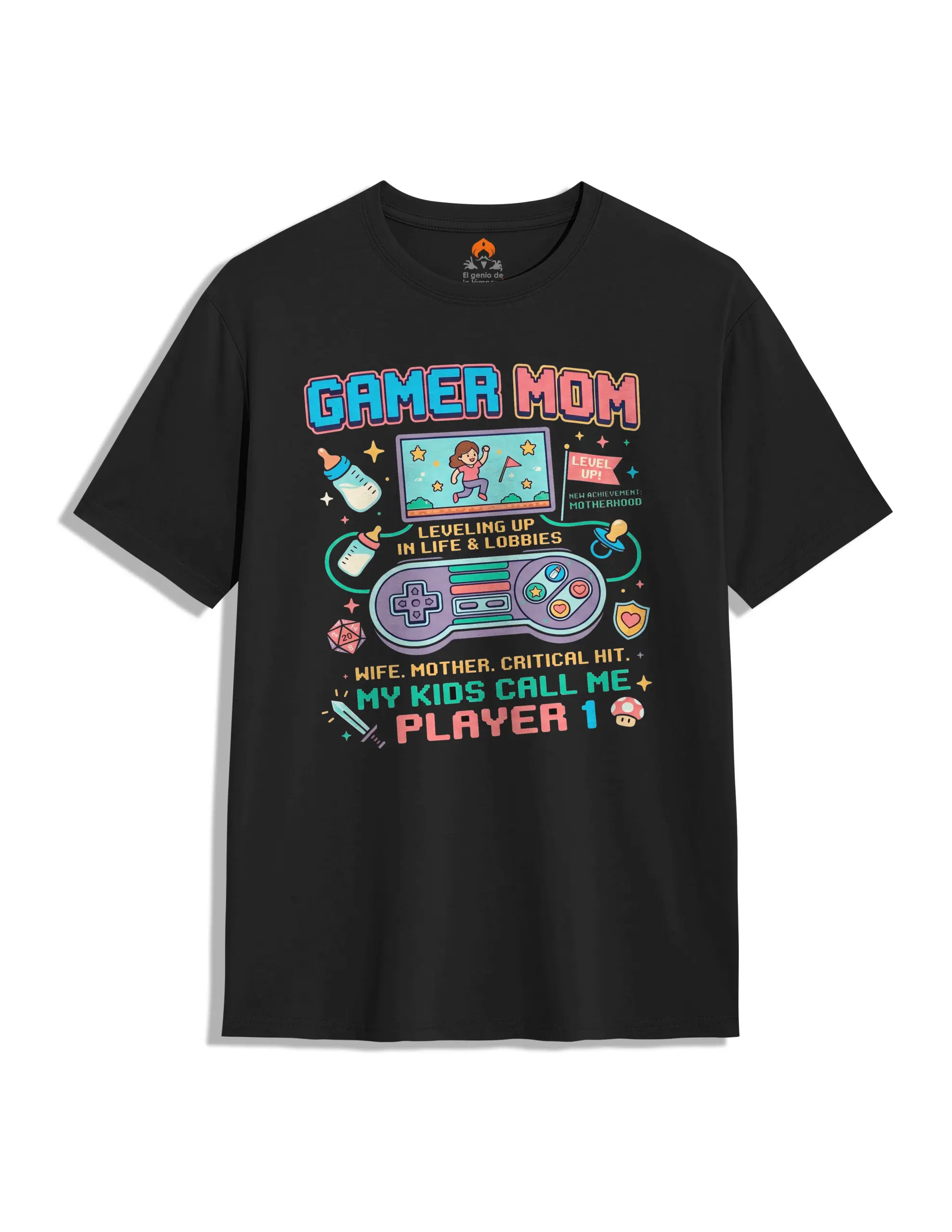 Camiseta madre friki versión ingles