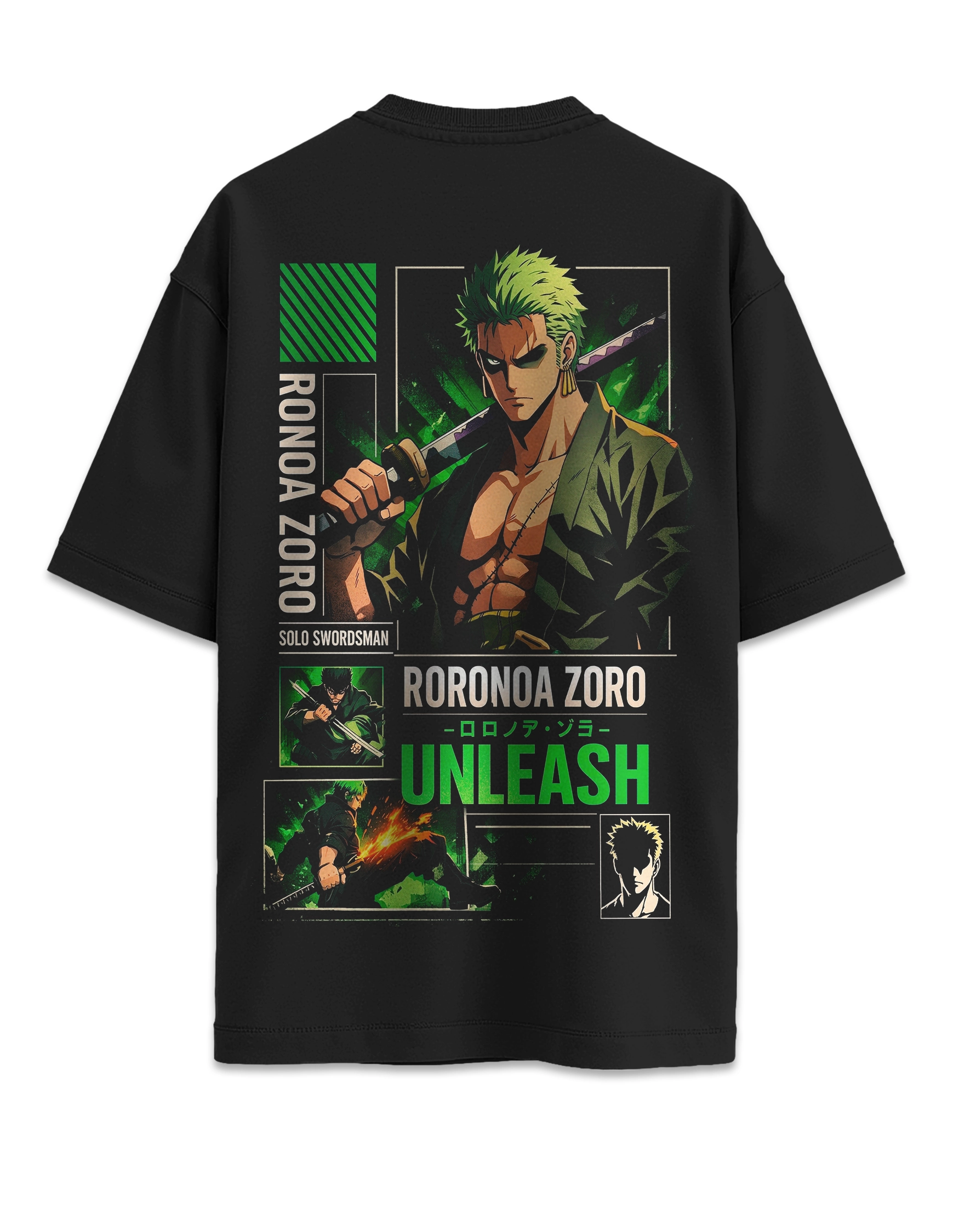 Camiseta oversized Rononoa Zoro
