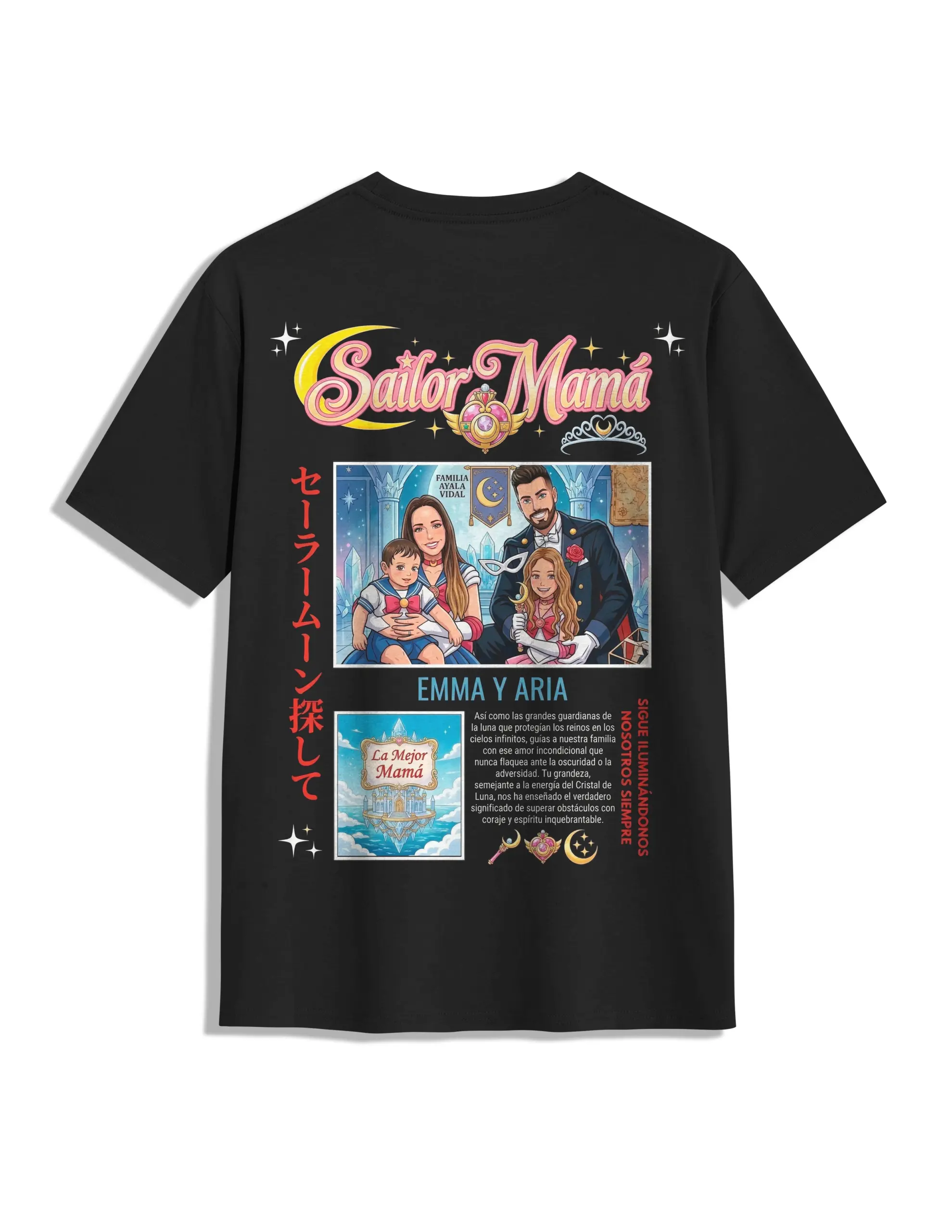 Camiseta personalizada sailor mamá para regalo